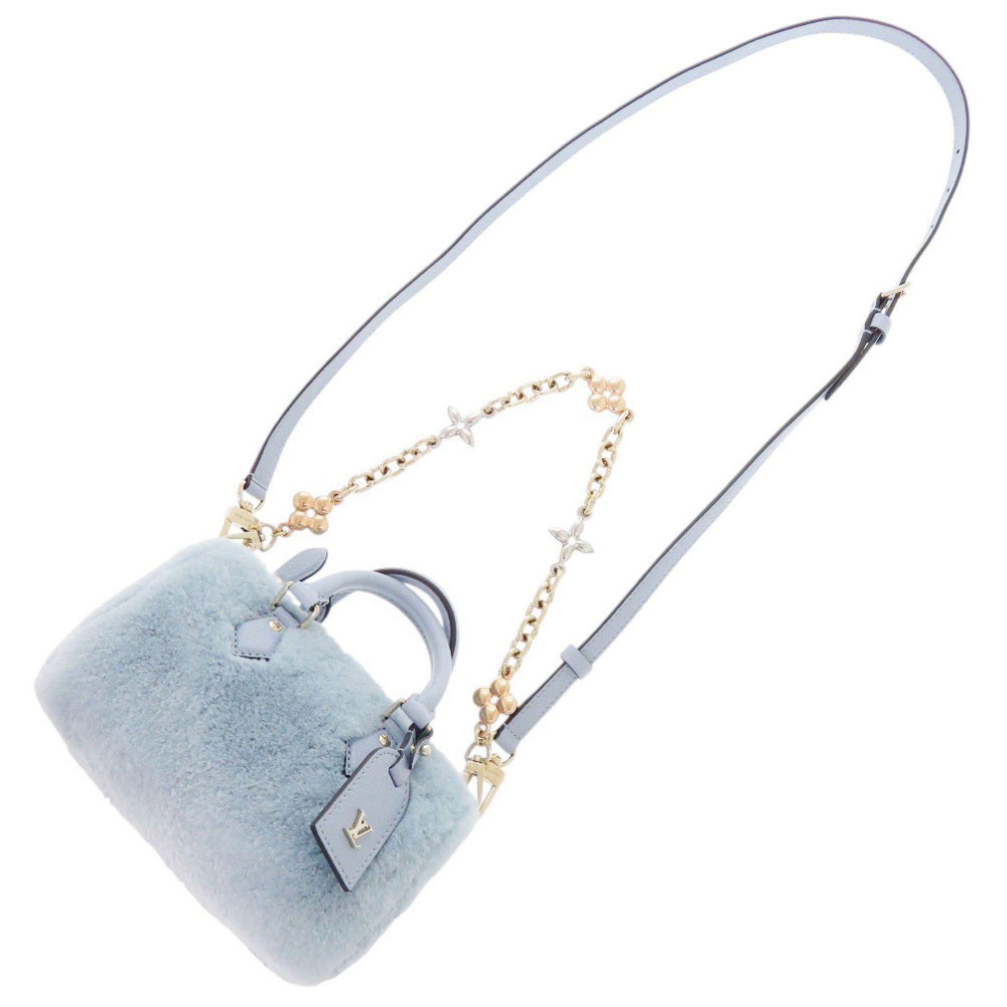 Leather Fur Handbag (Pre-Owned) - Louis Vuitton - Modalova