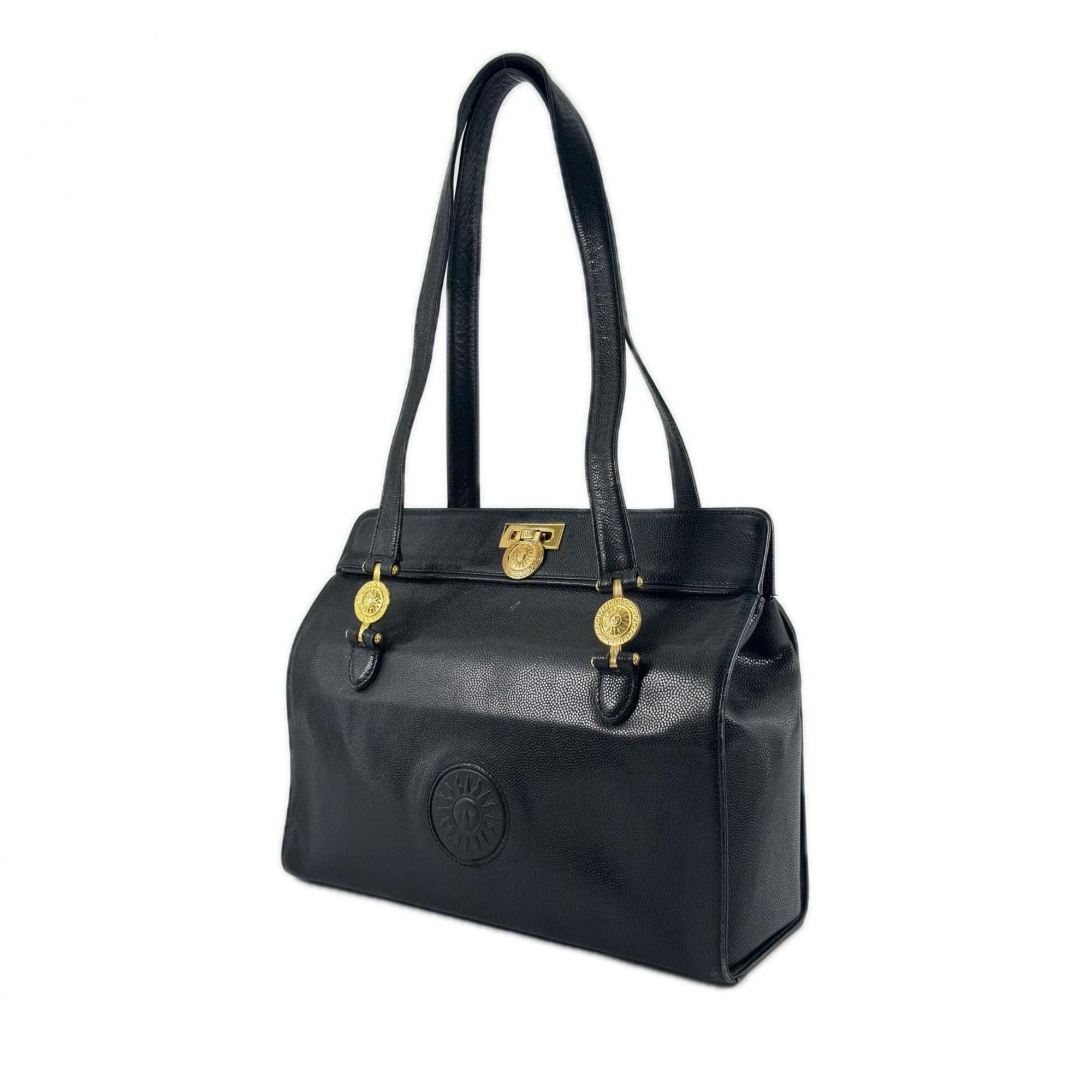 Leather Tote Bag (Pre-Owned) - Versace - Modalova