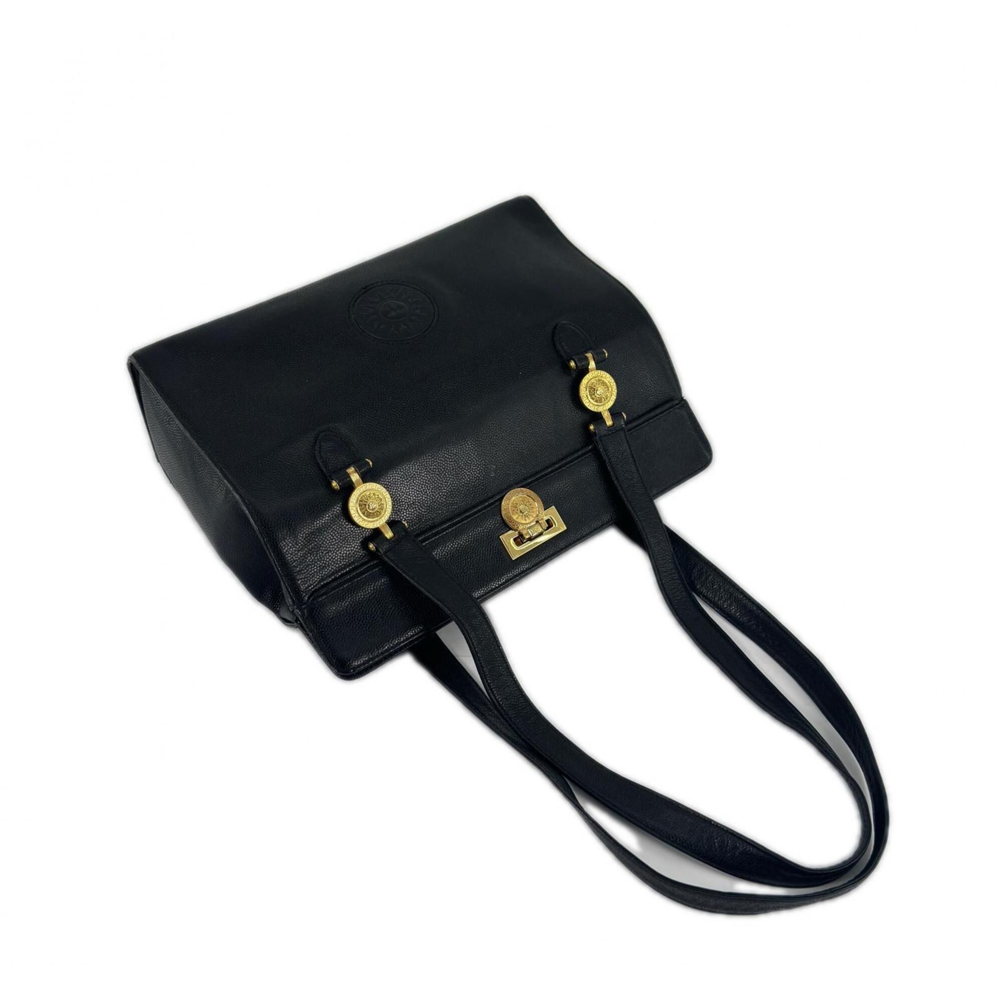 Leather Tote Bag (Pre-Owned) - Versace - Modalova