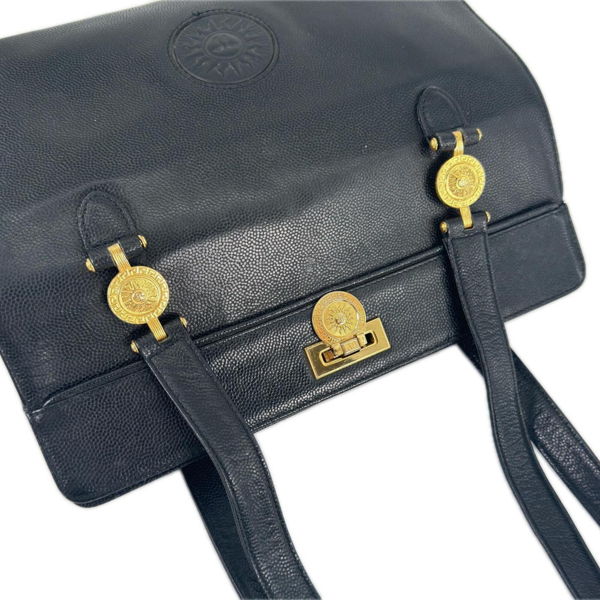Leather Tote Bag (Pre-Owned) - Versace - Modalova