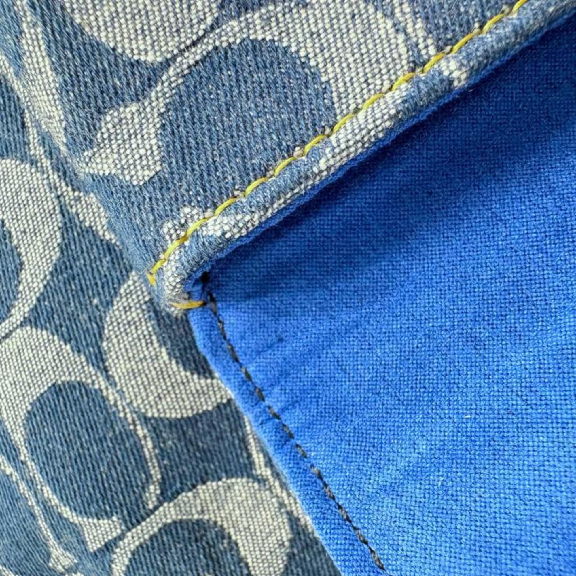 Denim Leather Backpack (Pre-Owned) - Coach - Modalova
