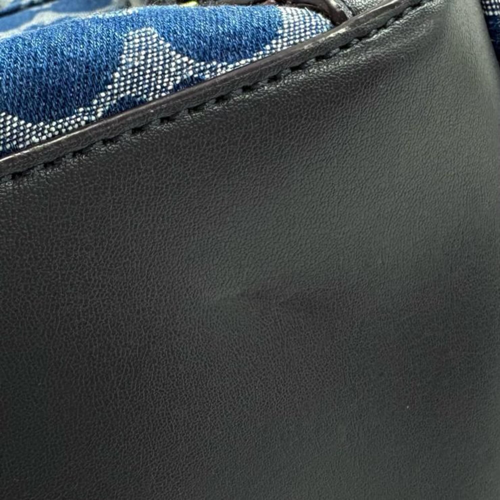 Denim Leather Backpack (Pre-Owned) - Coach - Modalova