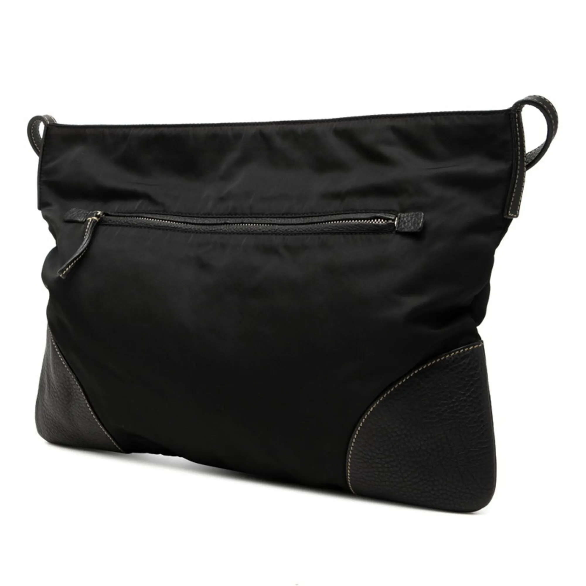 Nylon Leather Shoulder Bag (Pre-Owned) - Prada - Modalova