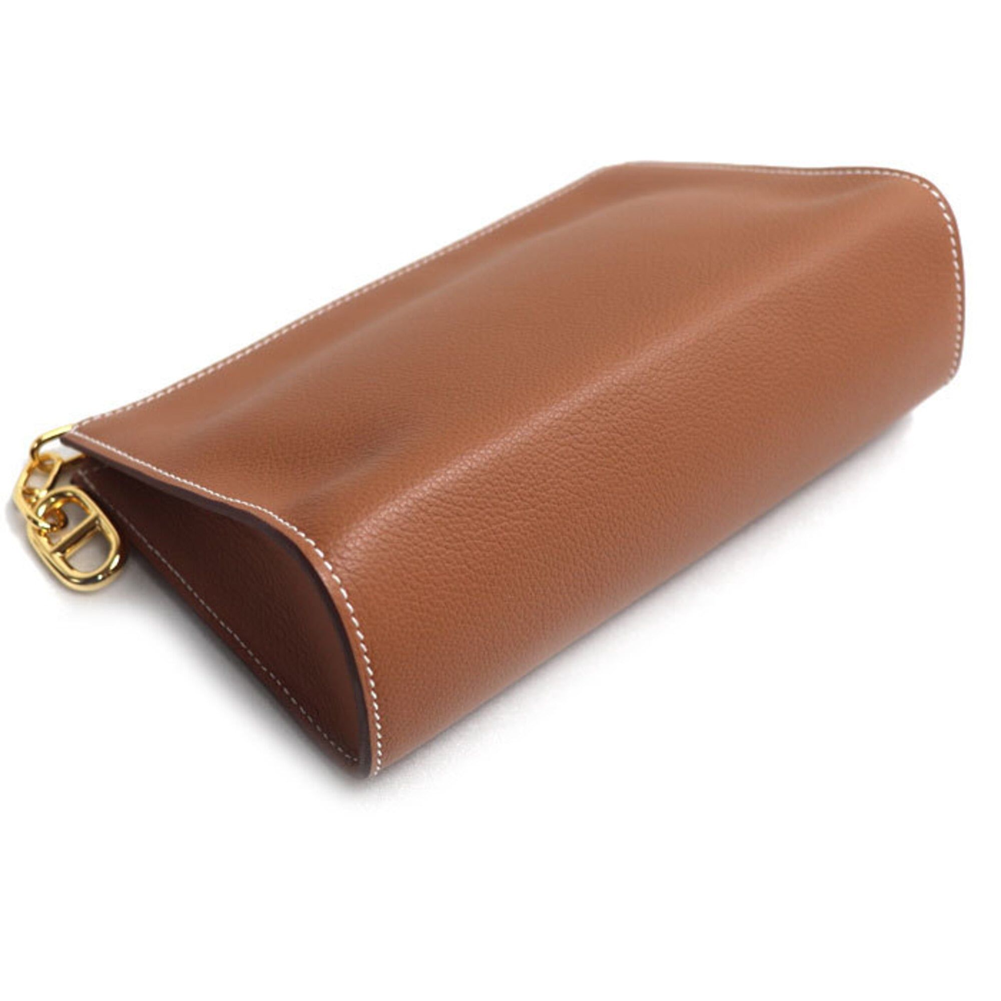 Hermes Gold Pouch (Pre-Owned) - Hermes - Modalova