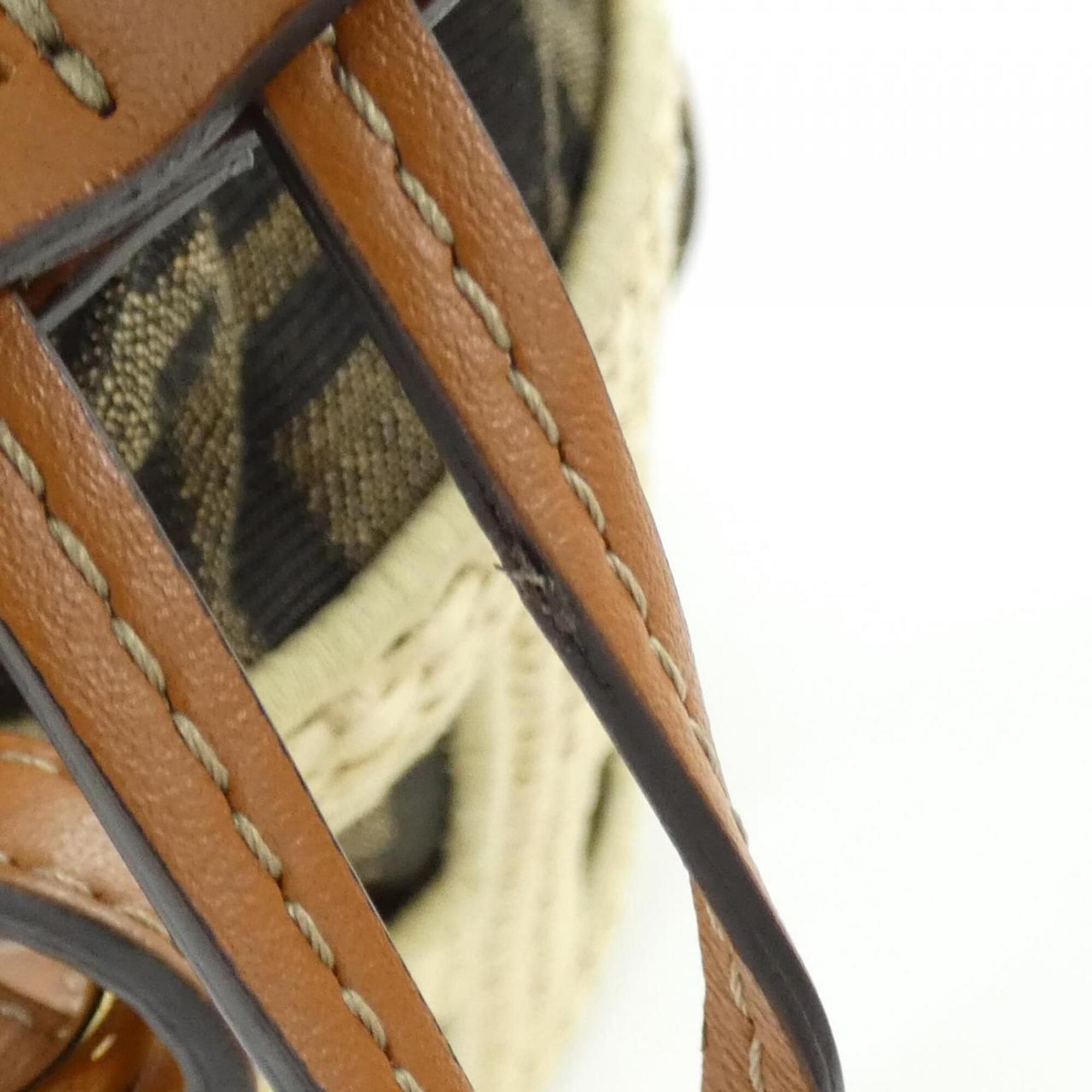 Canvas Straw Shoulder Bag (Pre-Owned) - Fendi - Modalova