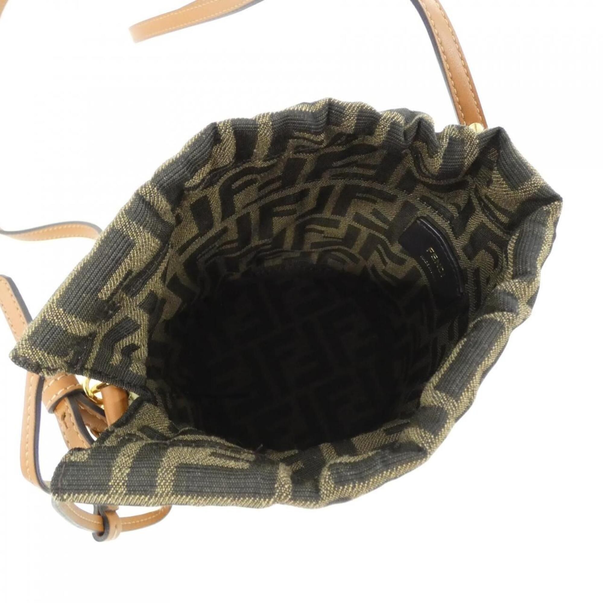 Canvas Straw Shoulder Bag (Pre-Owned) - Fendi - Modalova