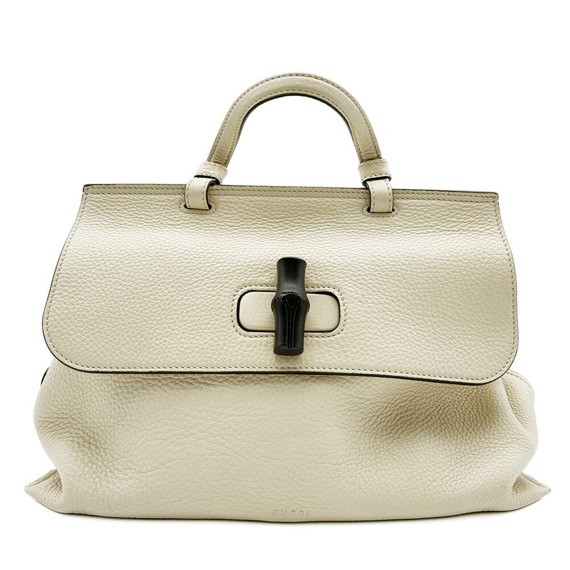 Bamboo - Leather Shoulder Bag (Pre-Owned) - Gucci - Modalova