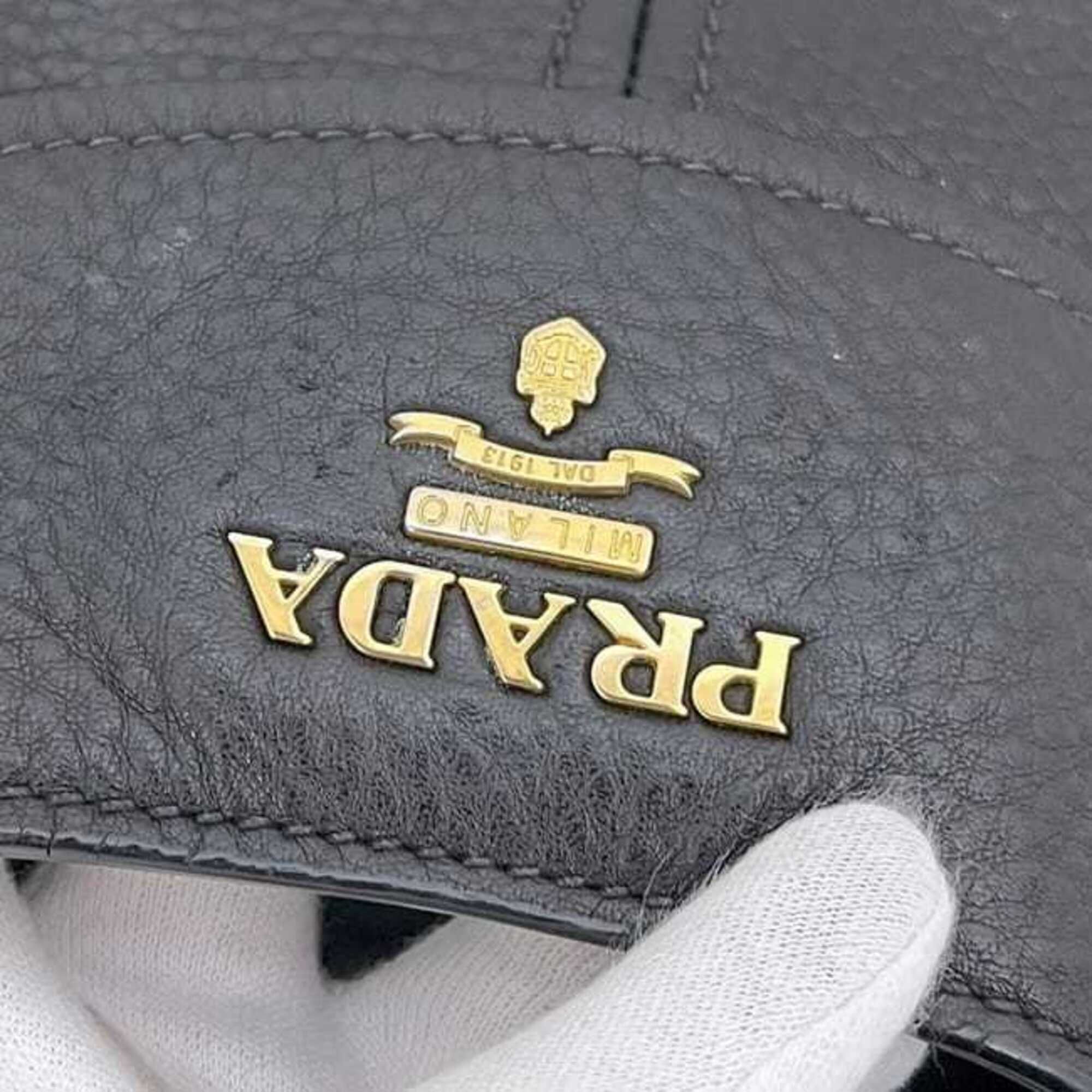 Leather Tote Bag (Pre-Owned) - Prada - Modalova