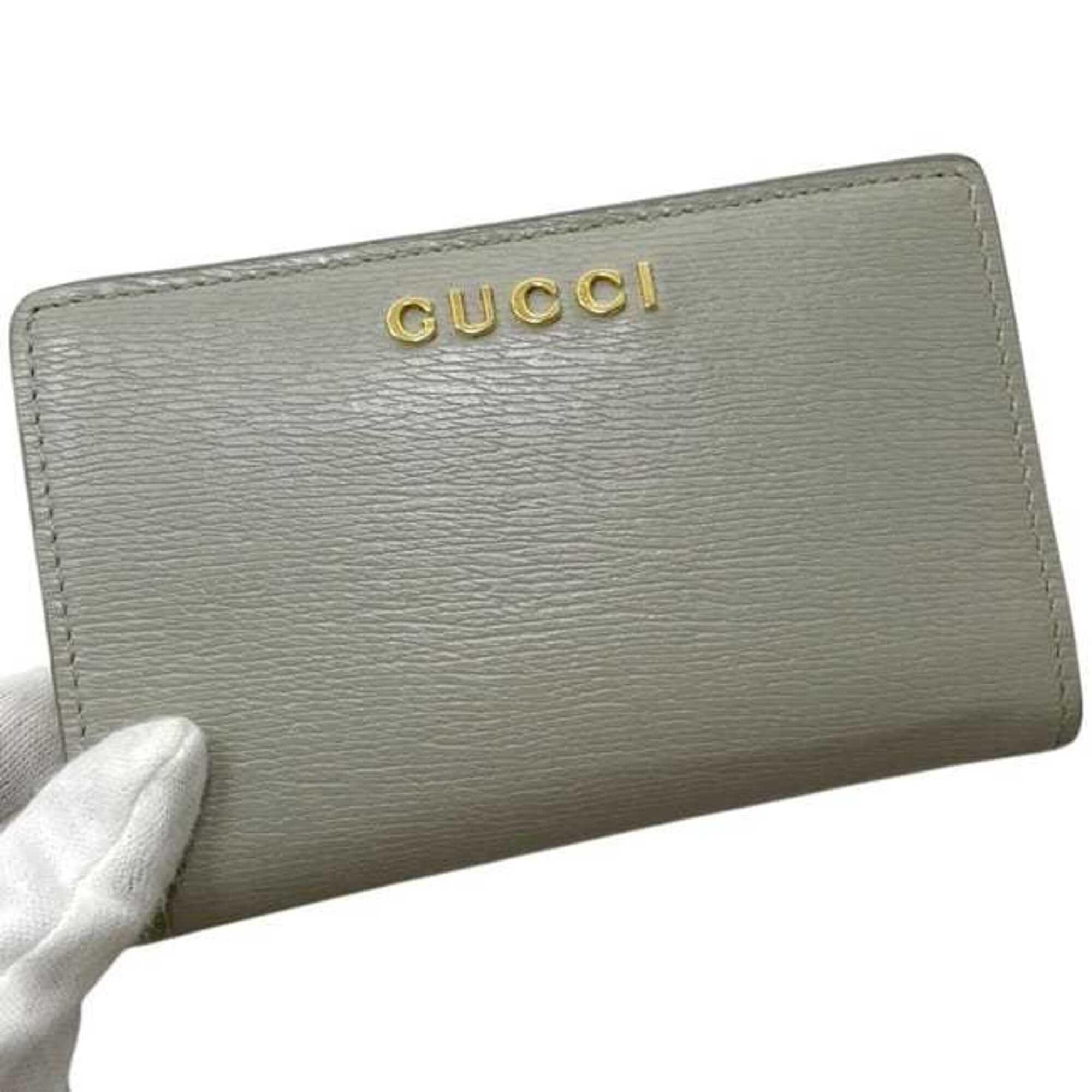 Leather Wallet (Bi-Fold) (Pre-Owned) - Gucci - Modalova