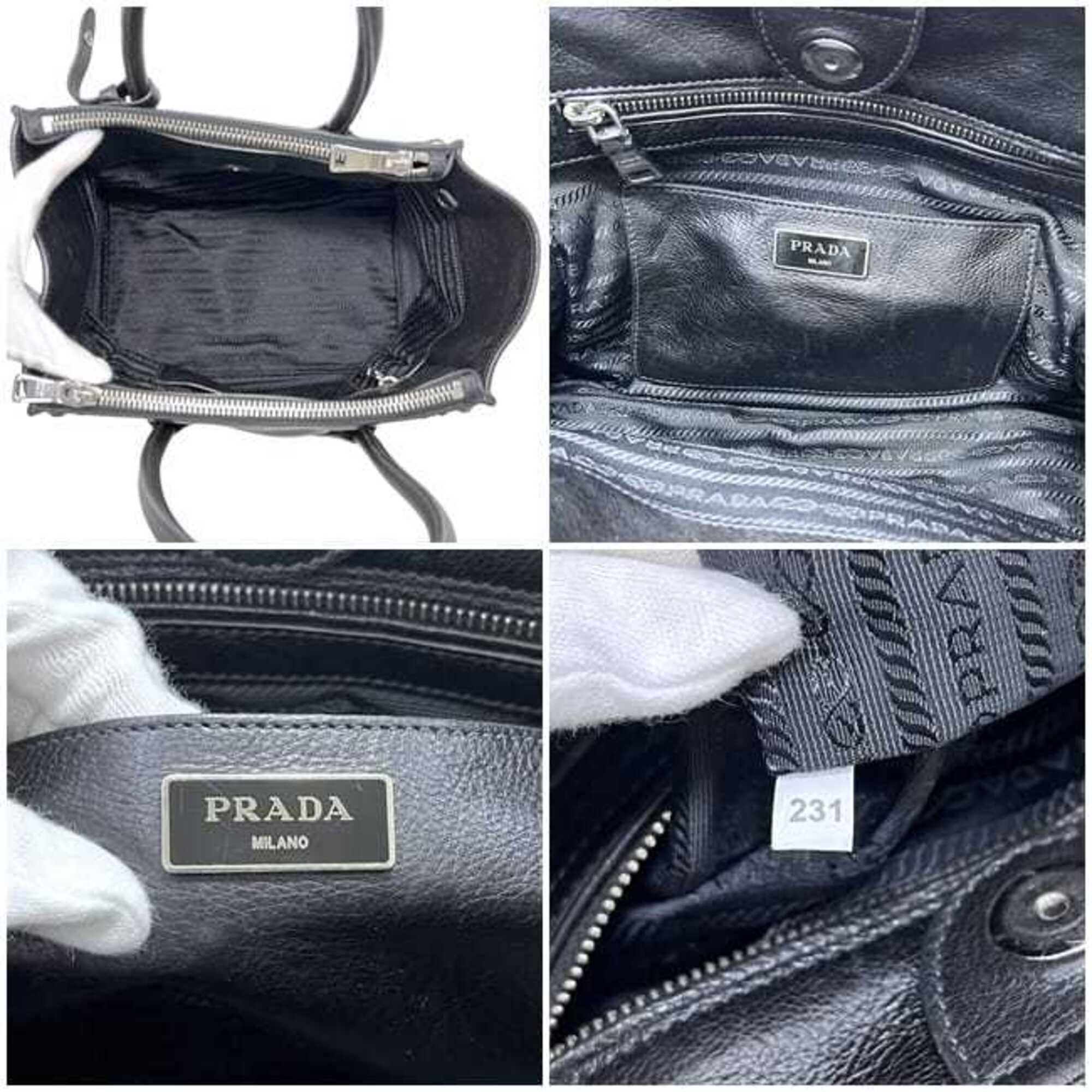Leather Handbag Shoulder Bag (Pre-Owned) - Prada - Modalova