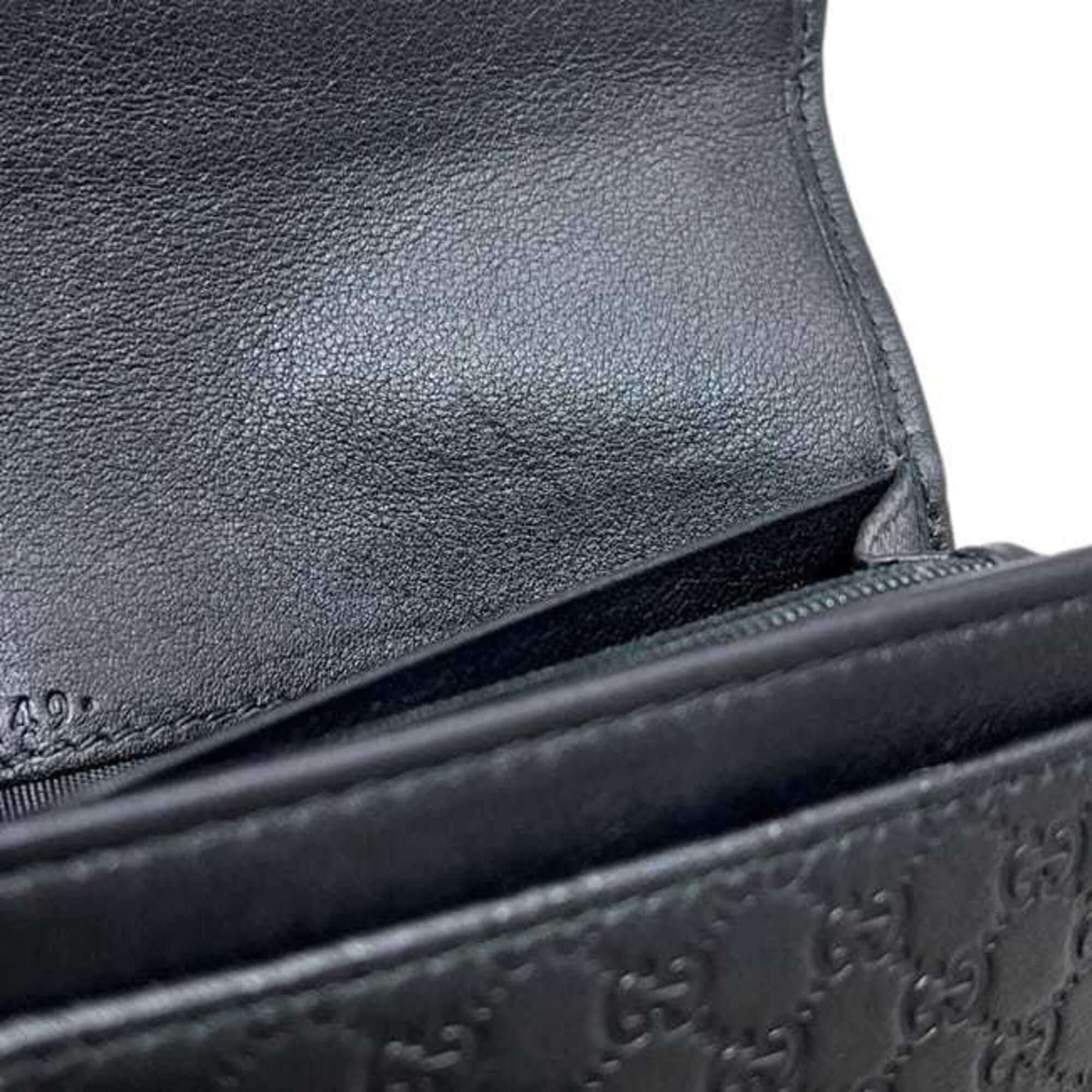 Leather Long Wallet (Bi-Fold) (Pre-Owned) - Gucci - Modalova