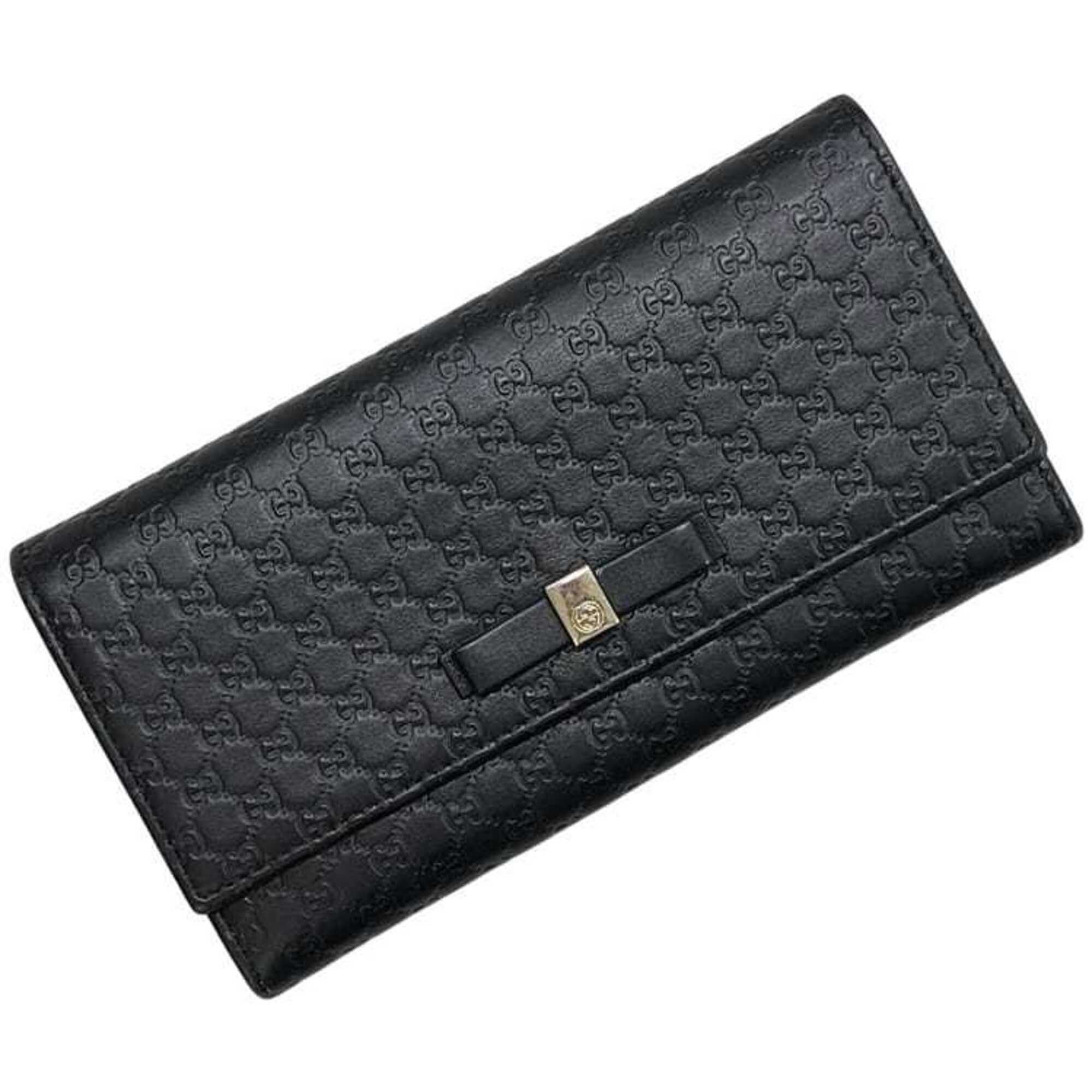 Leather Long Wallet (Bi-Fold) (Pre-Owned) - Gucci - Modalova