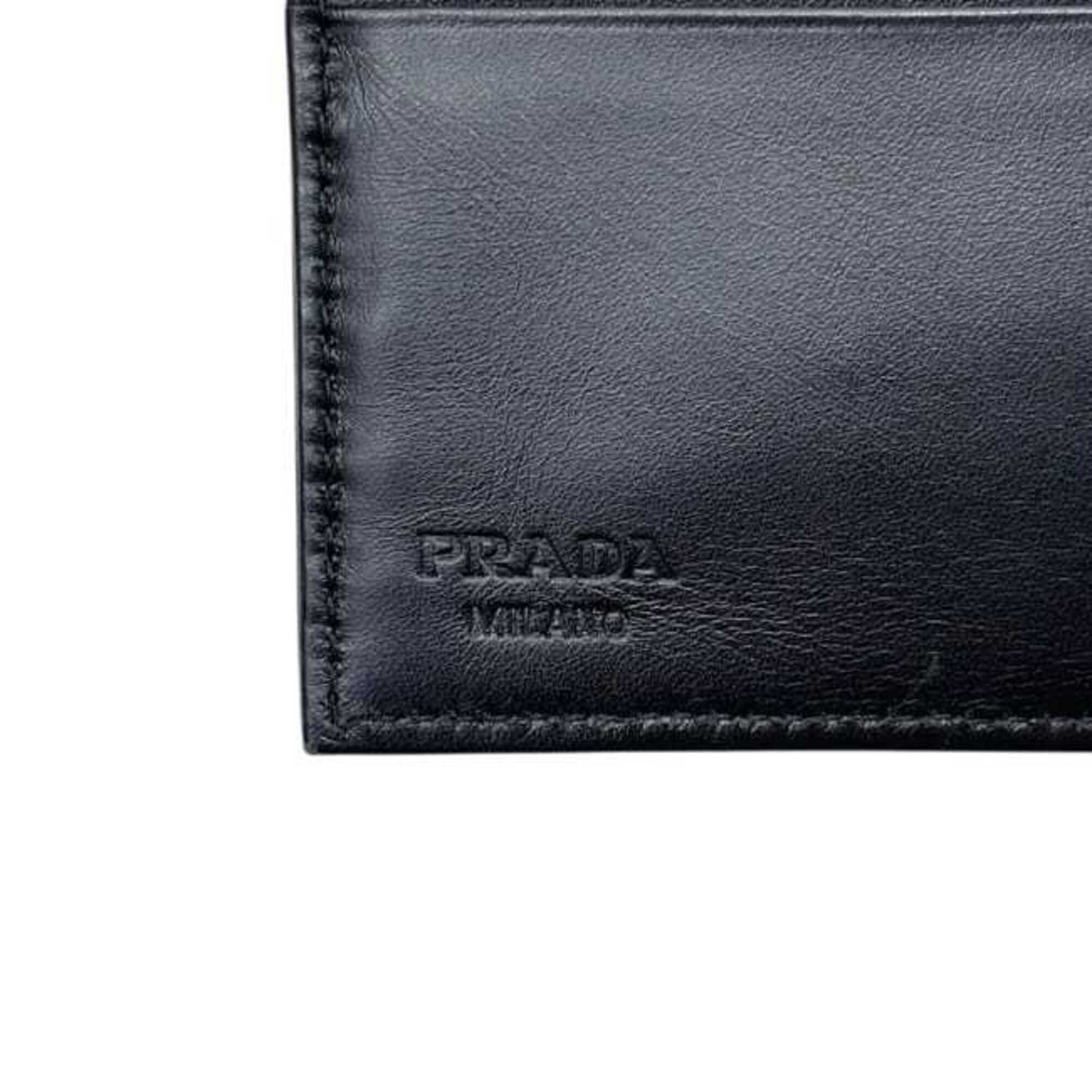 Nylon Leather Wallet (Bi-Fold) (Pre-Owned) - Prada - Modalova