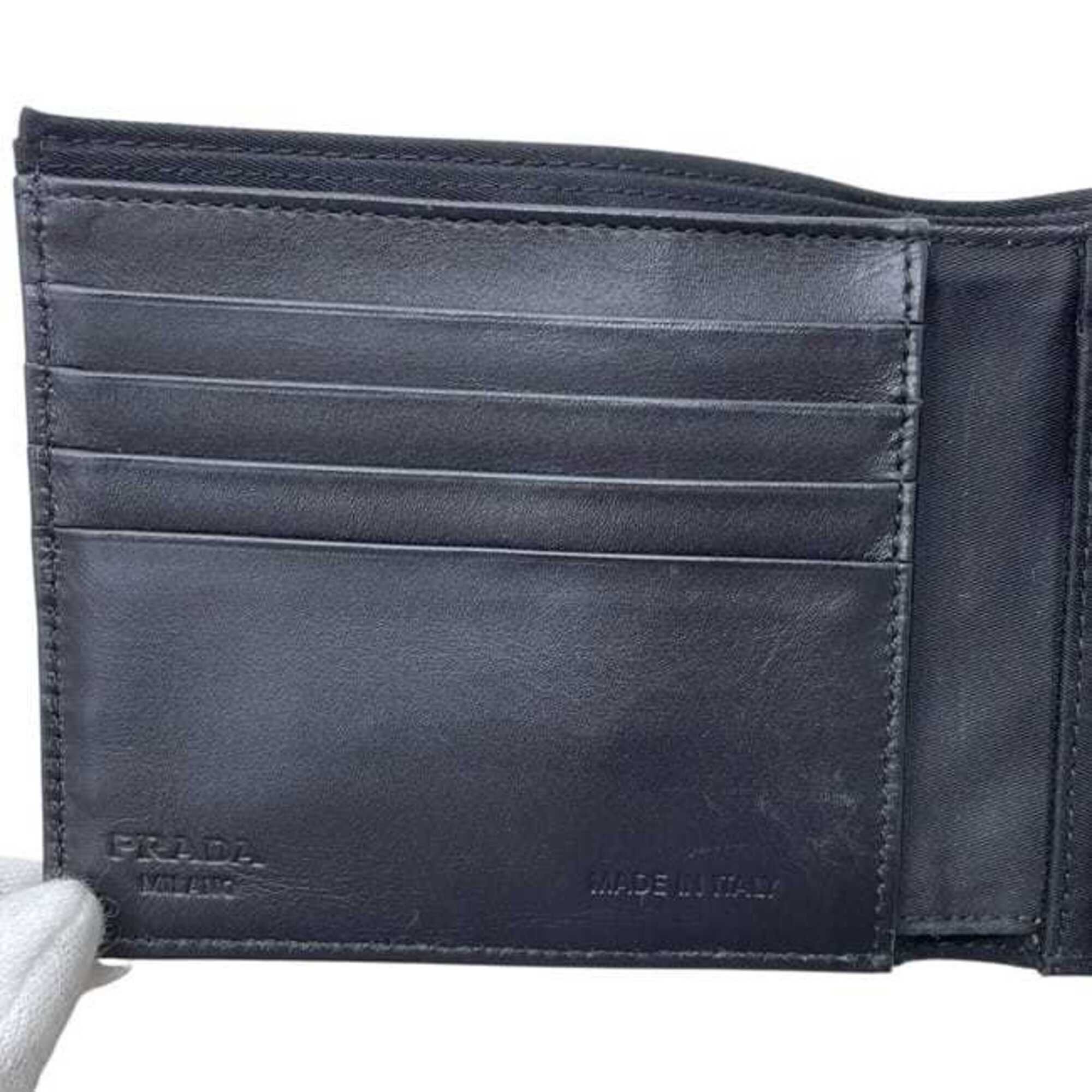 Nylon Leather Wallet (Bi-Fold) (Pre-Owned) - Prada - Modalova
