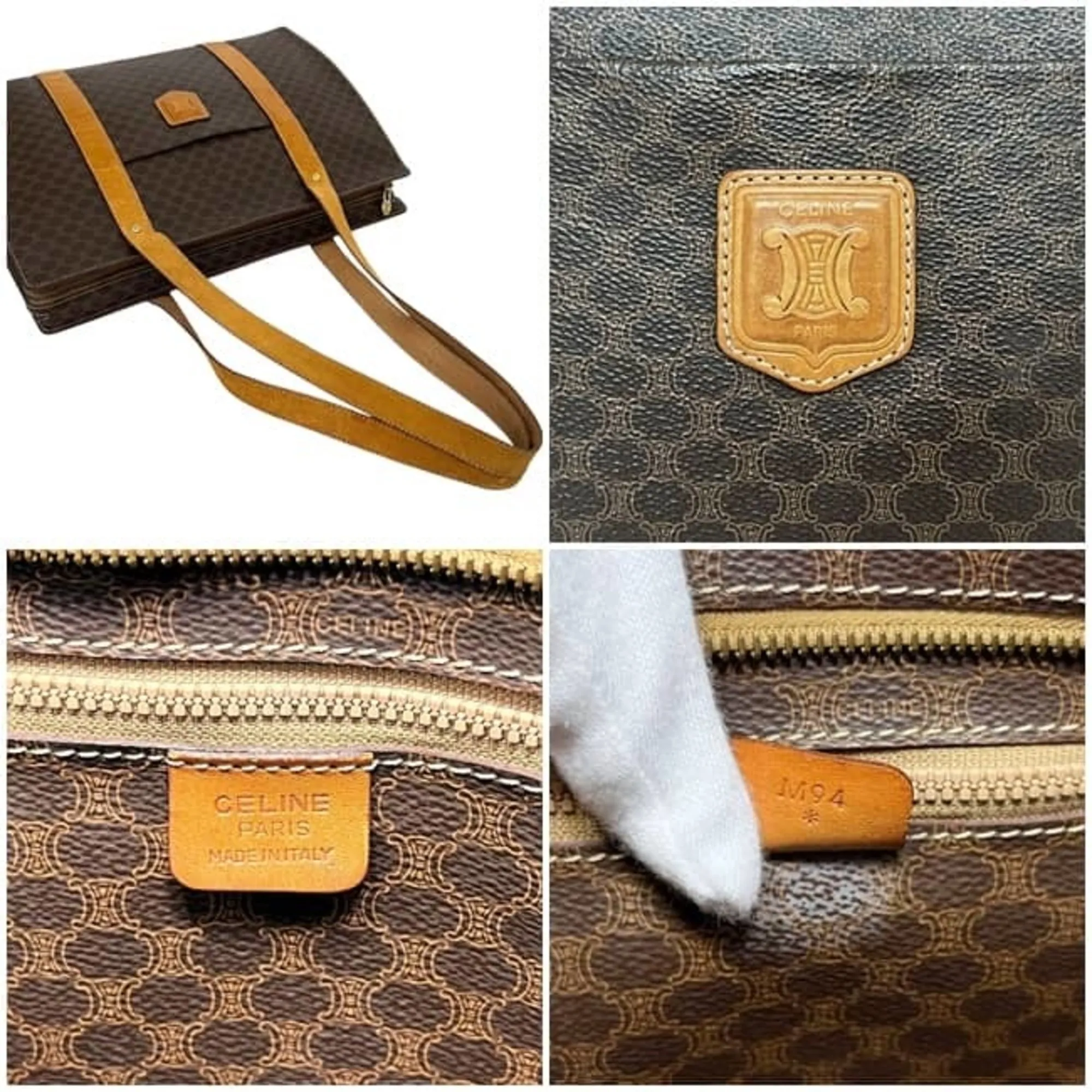 Macadam Pvc Leather Tote Bag (Pre-Owned) - Celine - Modalova