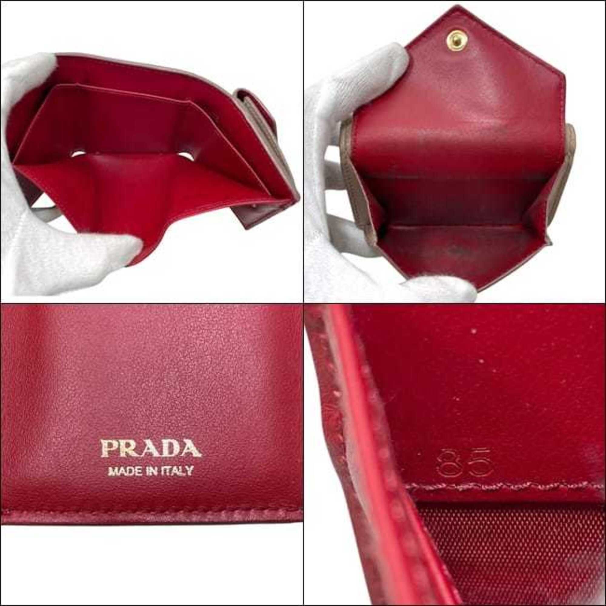 Saffiano Leather Wallet (Tri-Fold) (Pre-Owned) - Prada - Modalova