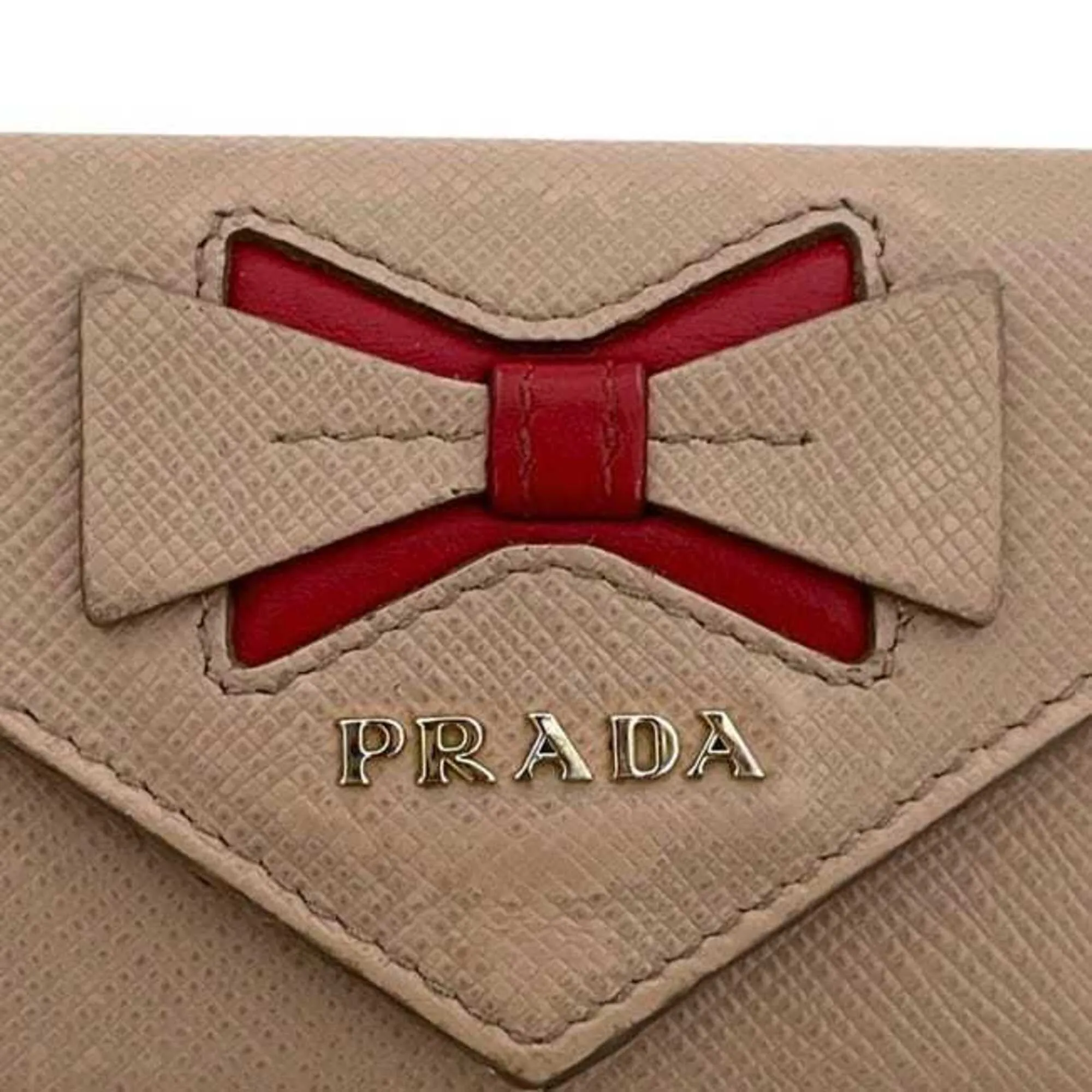 Saffiano Leather Wallet (Tri-Fold) (Pre-Owned) - Prada - Modalova