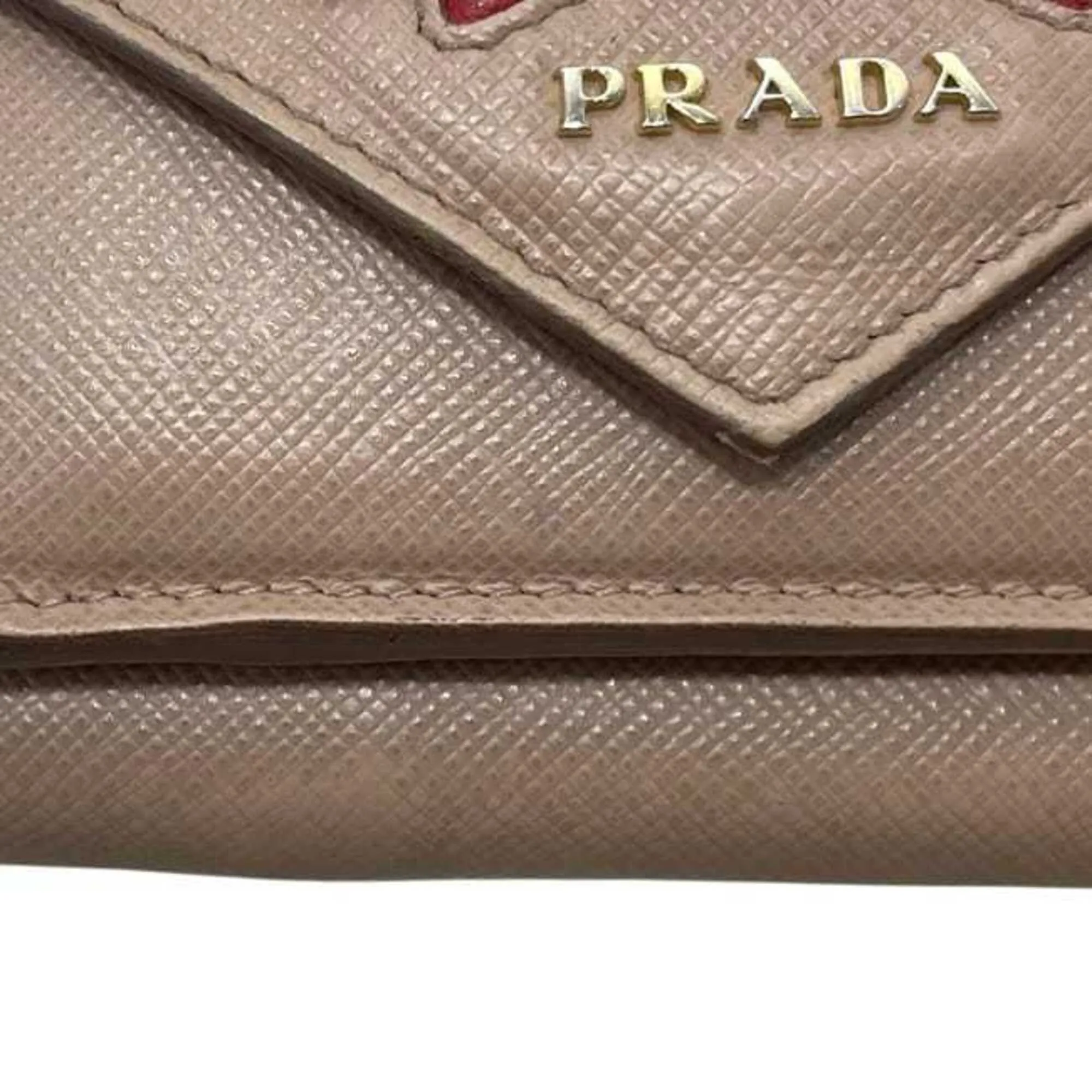 Saffiano Leather Wallet (Tri-Fold) (Pre-Owned) - Prada - Modalova