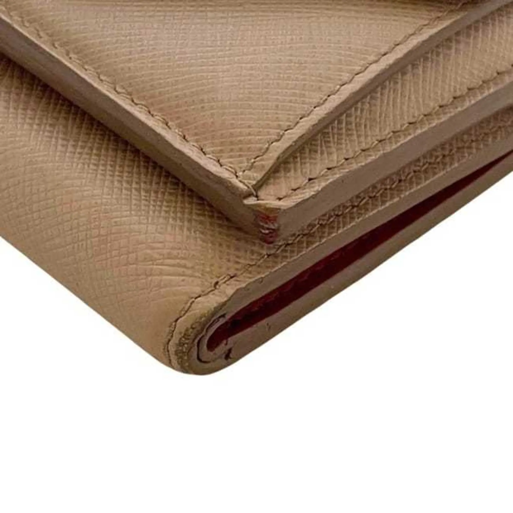 Saffiano Leather Wallet (Tri-Fold) (Pre-Owned) - Prada - Modalova