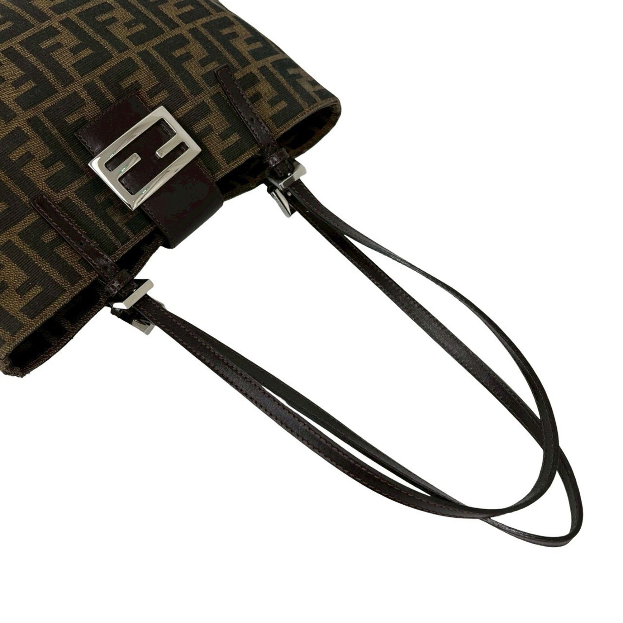 Canvas Leather Shoulder Bag Tote Bag (Pre-Owned) - Fendi - Modalova