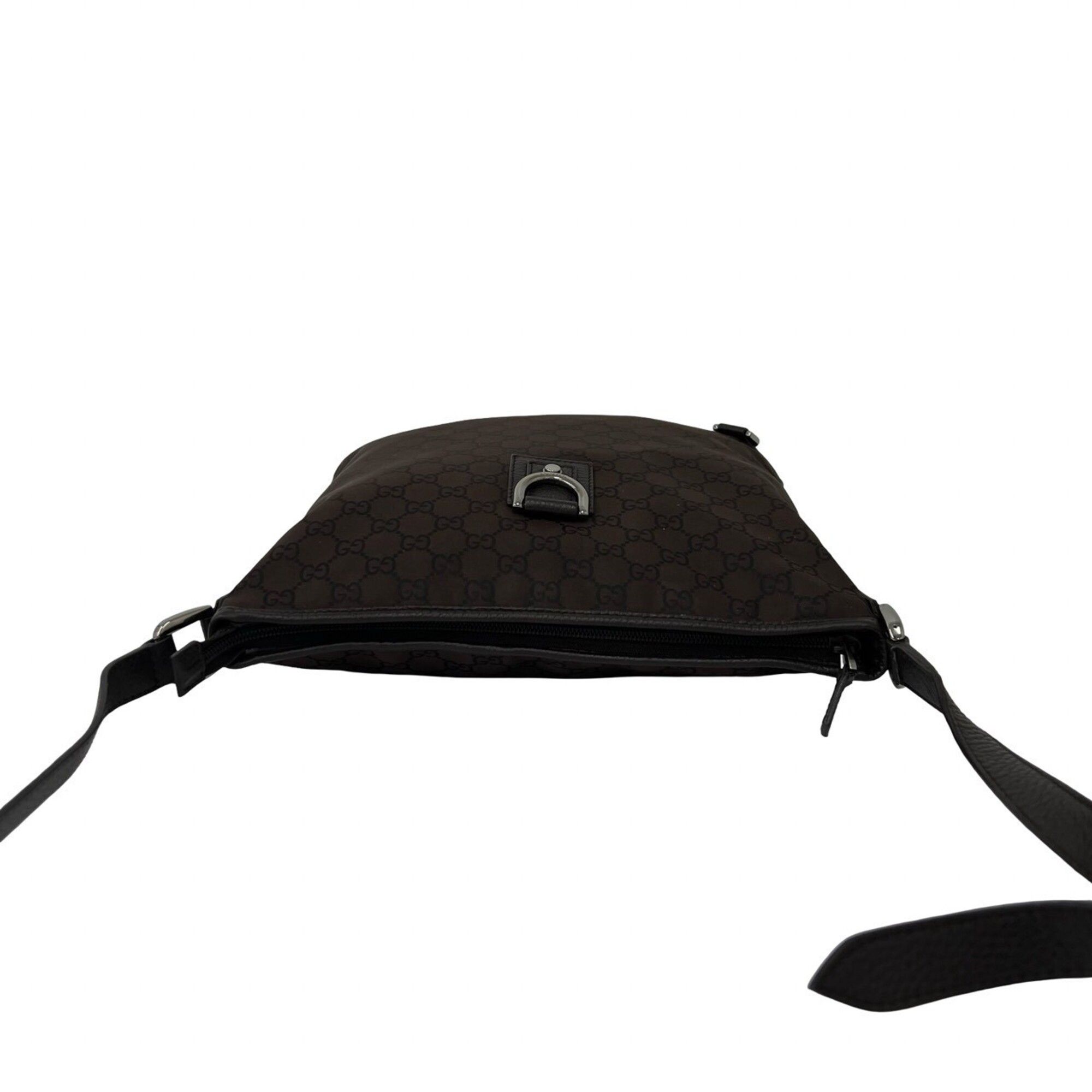 Nylon Leather Pochette Shoulder Bag (Pre-Owned) - Gucci - Modalova