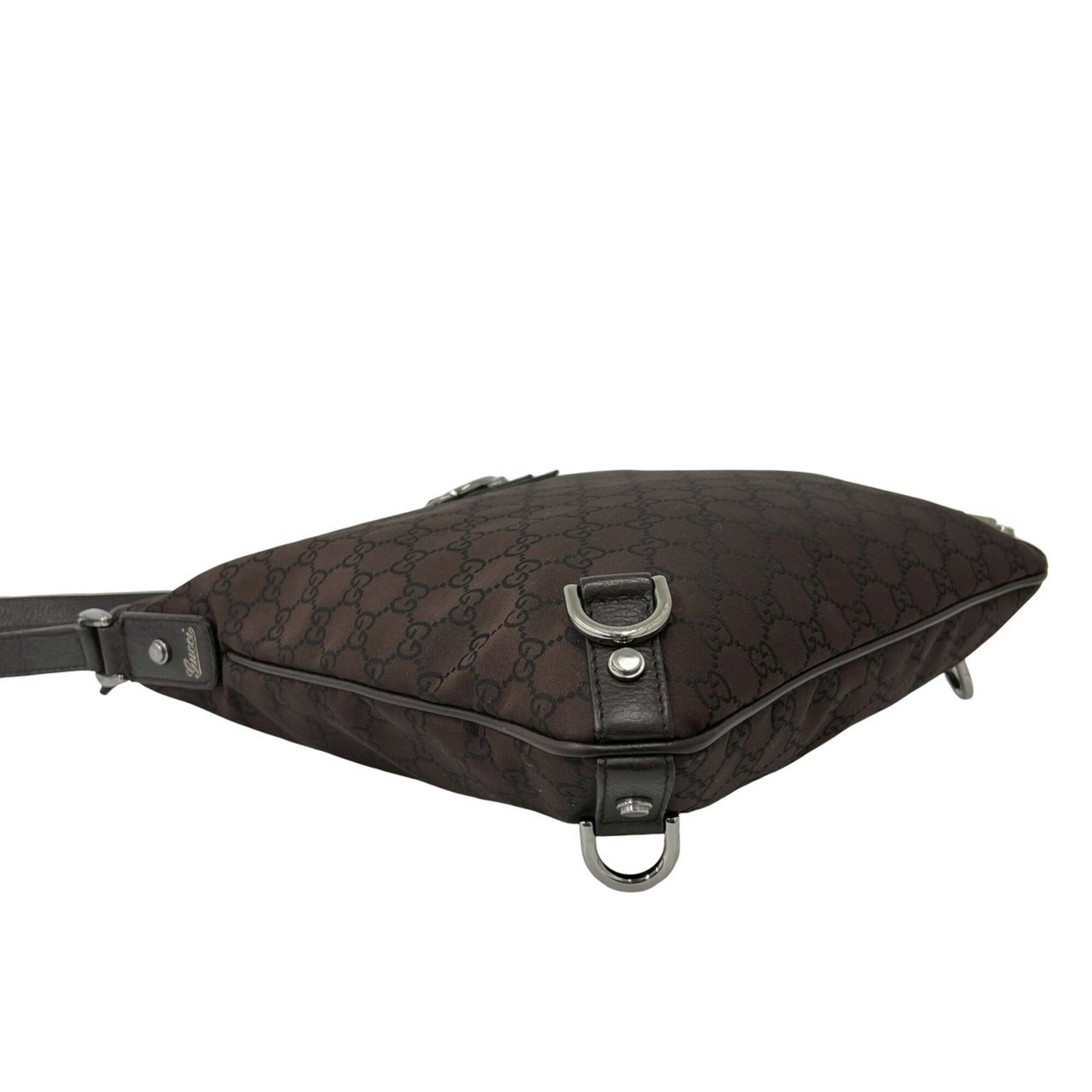 Nylon Leather Pochette Shoulder Bag (Pre-Owned) - Gucci - Modalova