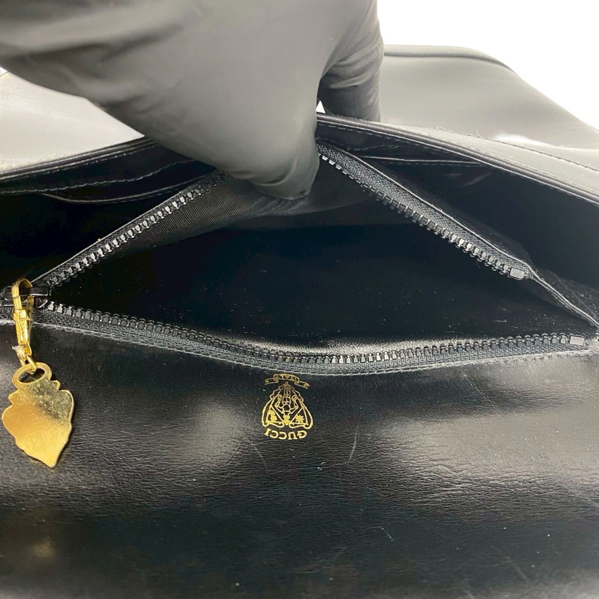 Leather Shoulder Bag (Pre-Owned) - Gucci - Modalova