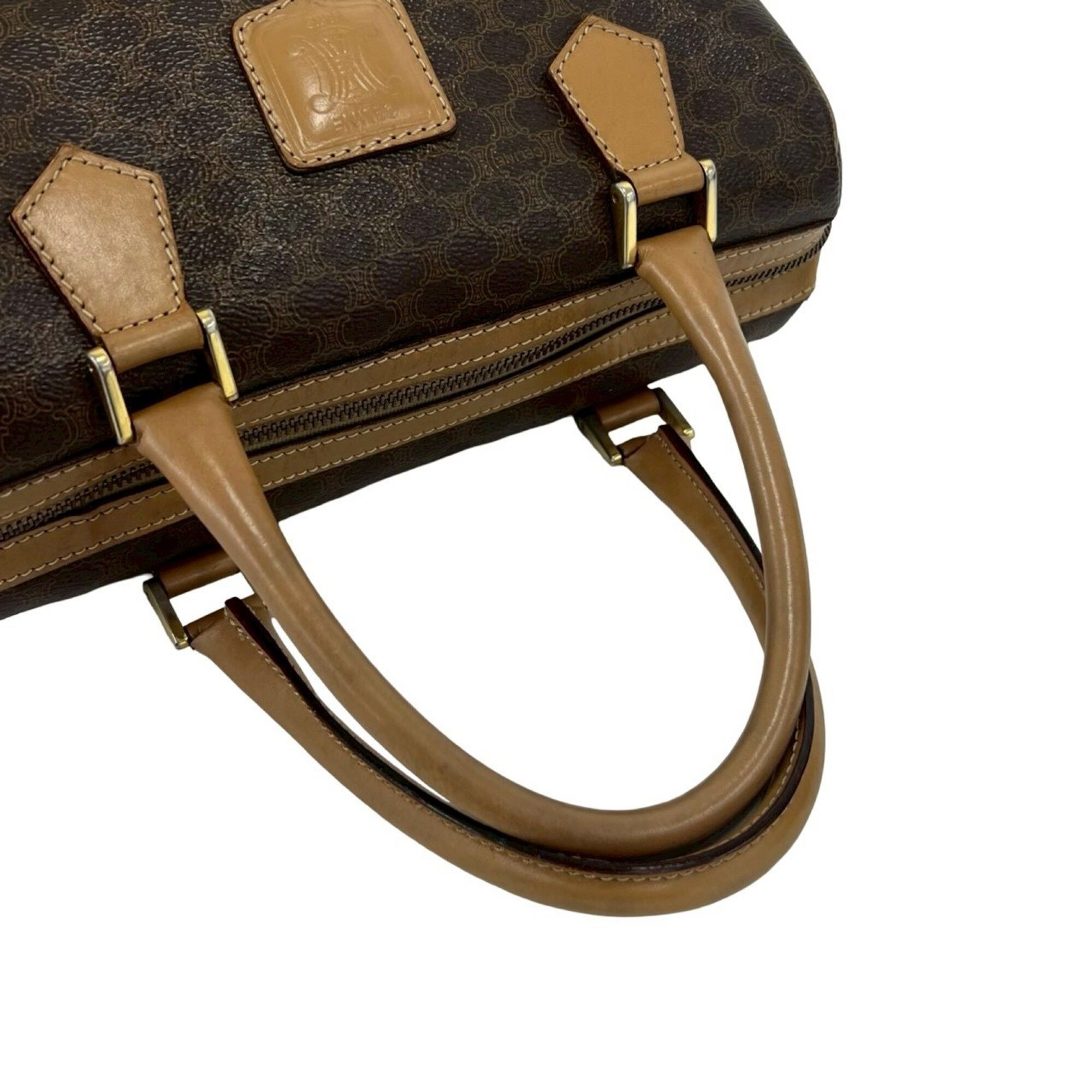 Leather Pvc Boston Bag Handbag (Pre-Owned) - Celine - Modalova