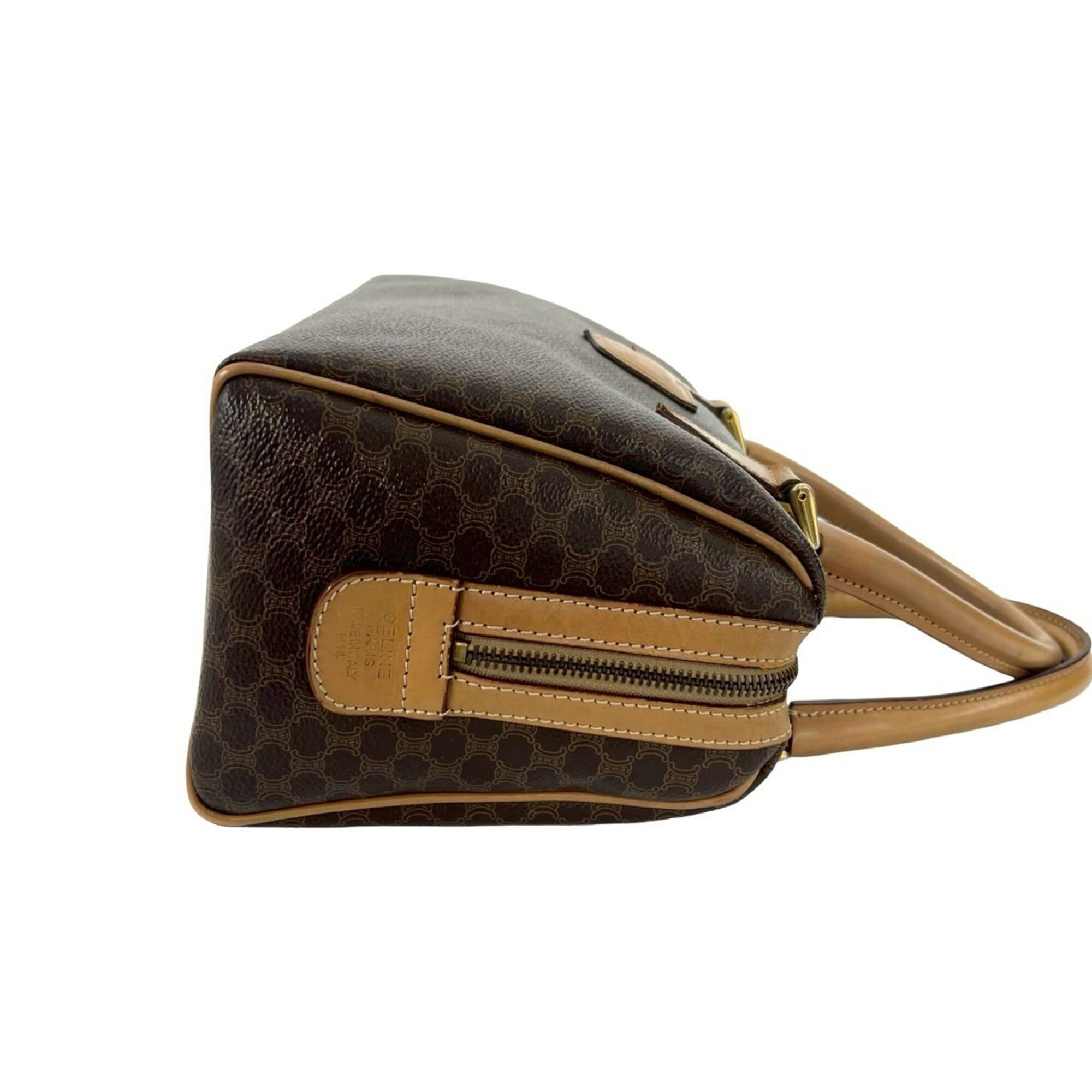 Leather Pvc Boston Bag Handbag (Pre-Owned) - Celine - Modalova