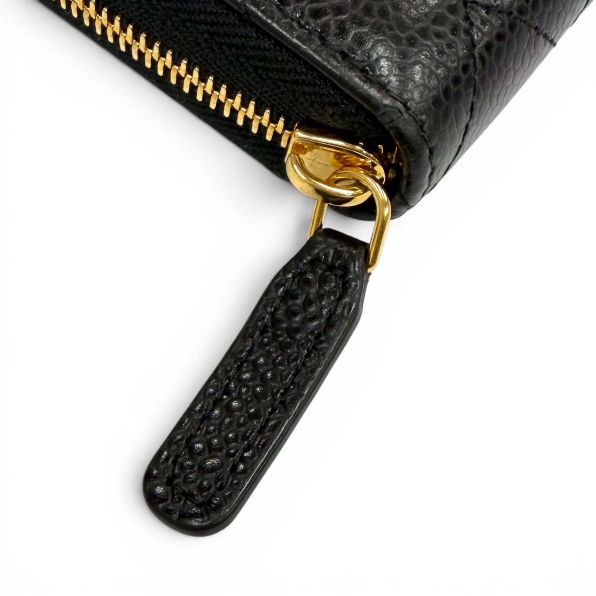 Grained Calfskin Long Wallet (Bi-Fold) (Pre-Owned) - Chanel - Modalova