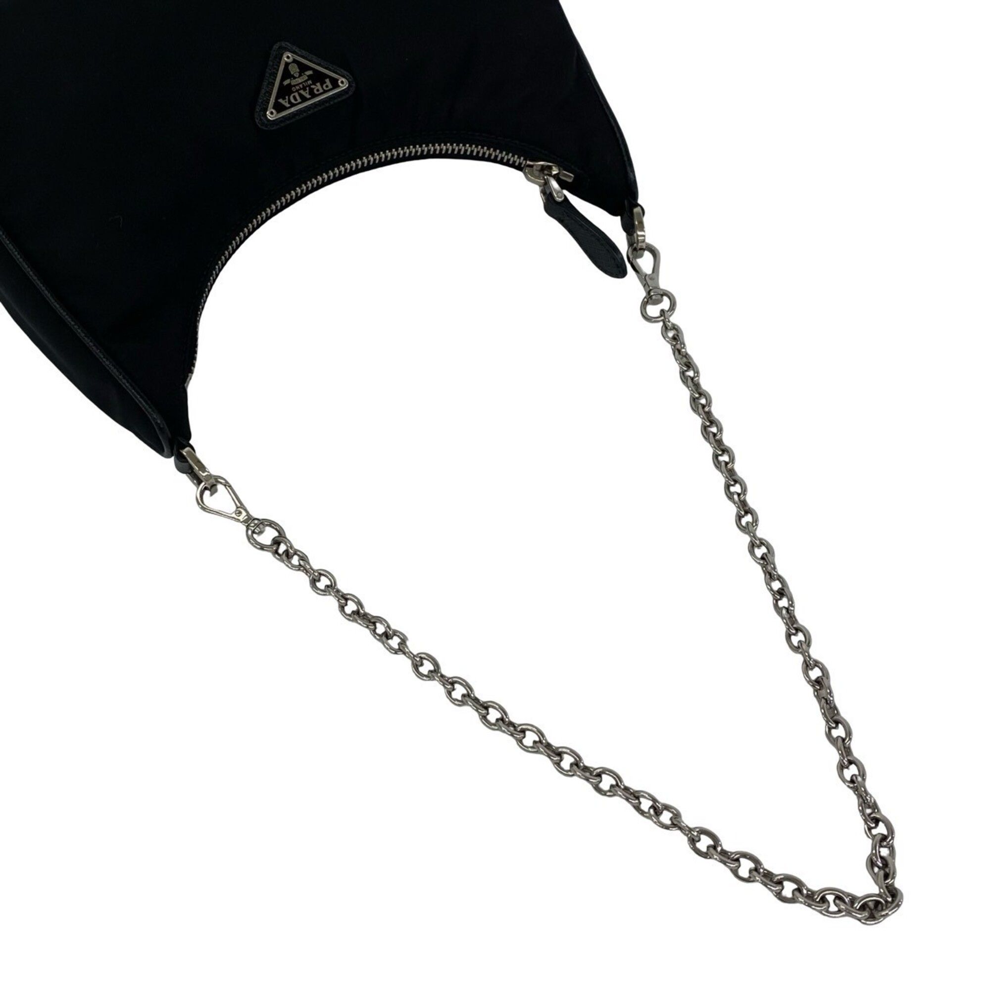 Nylon Leather Pouch Shoulder Bag (Pre-Owned) - Prada - Modalova
