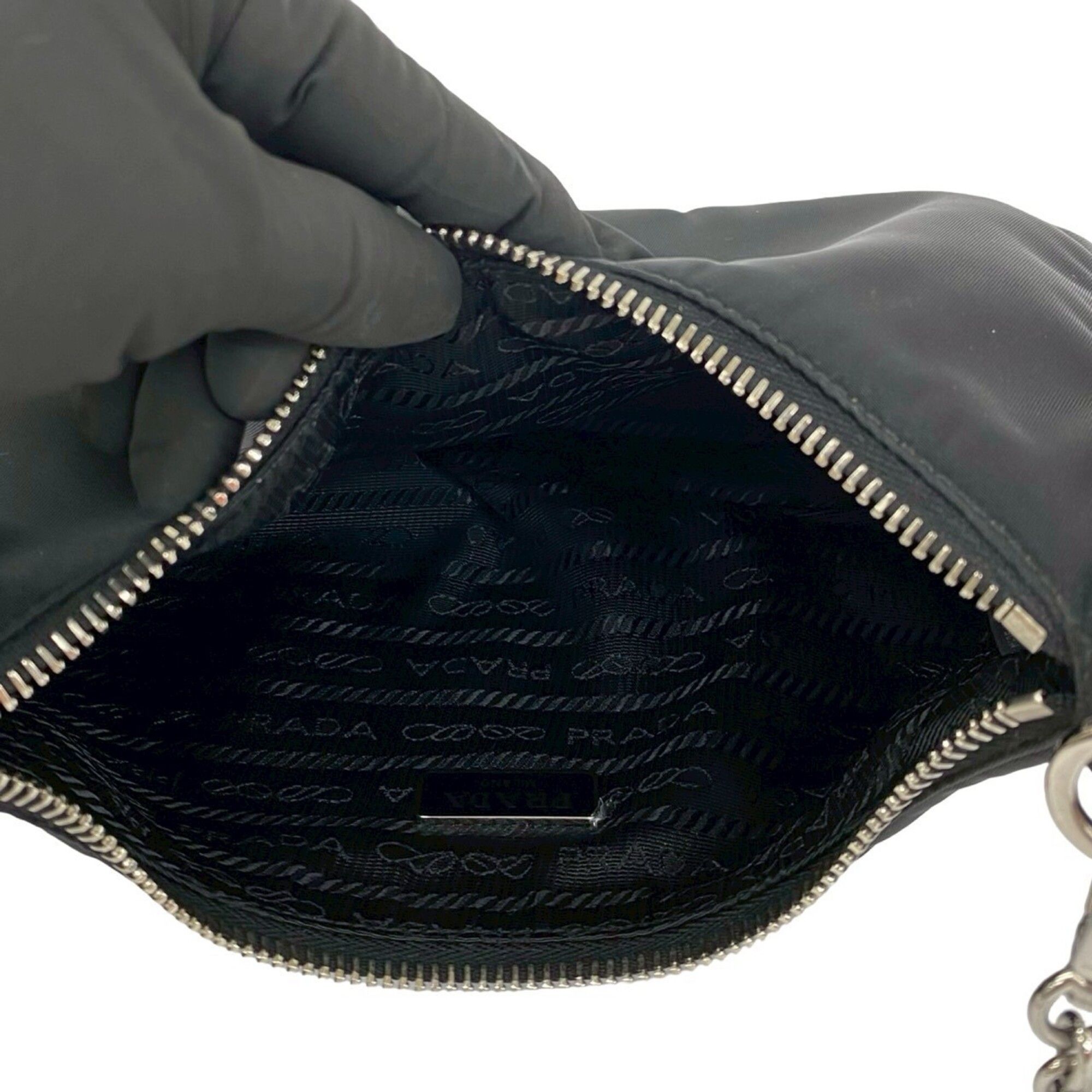 Nylon Leather Pouch Shoulder Bag (Pre-Owned) - Prada - Modalova