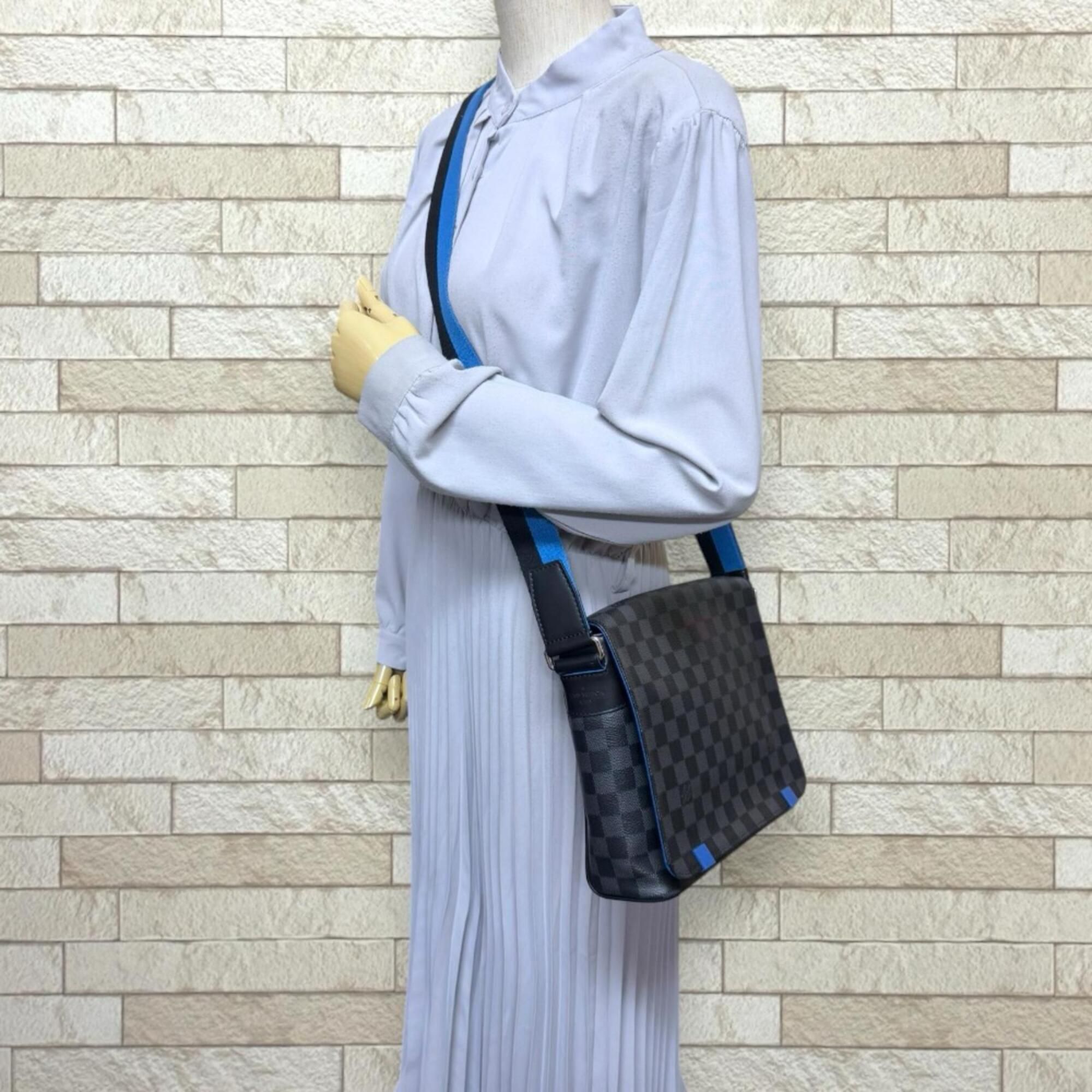 Damier Graphite Damier Graphite Shoulder Bag (Pre-Owned) - Louis Vuitton - Modalova