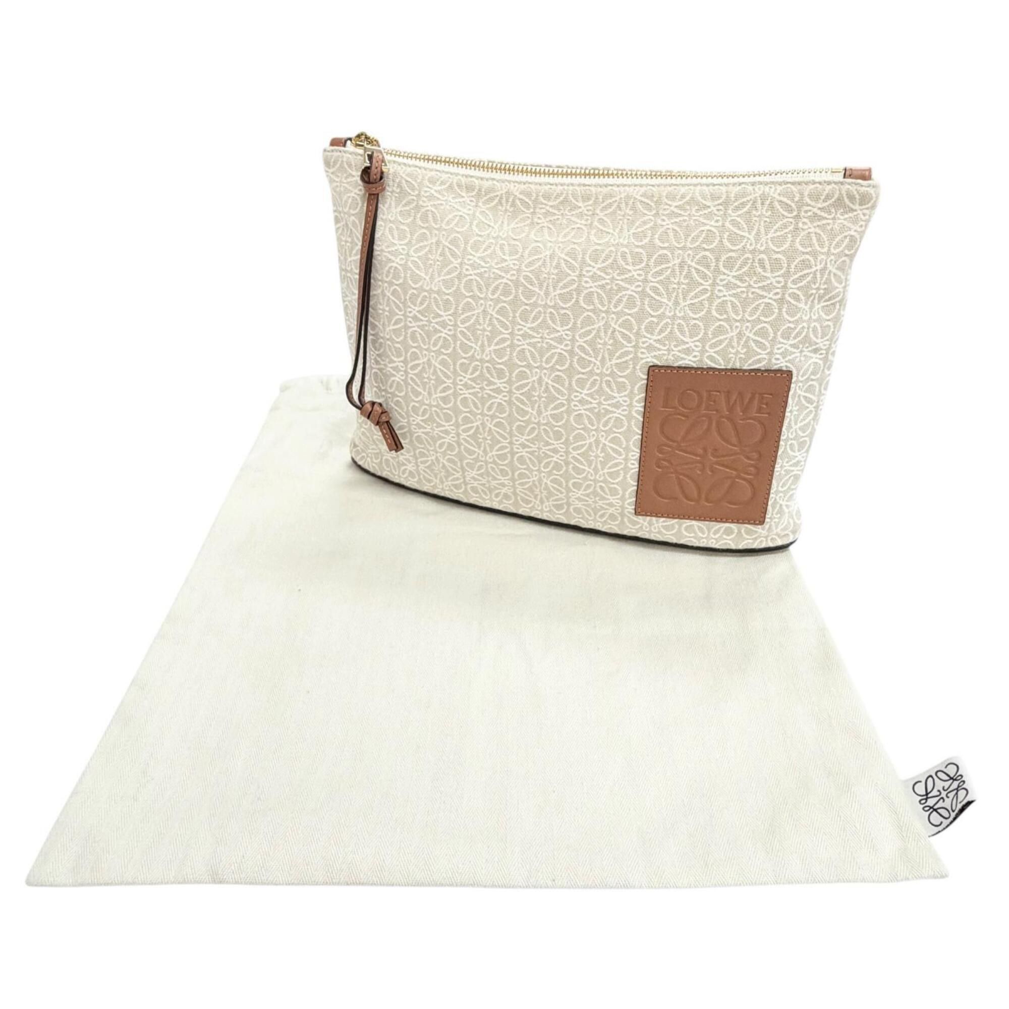 Leather Clutch Bag Pouch (Pre-Owned) - Loewe - Modalova