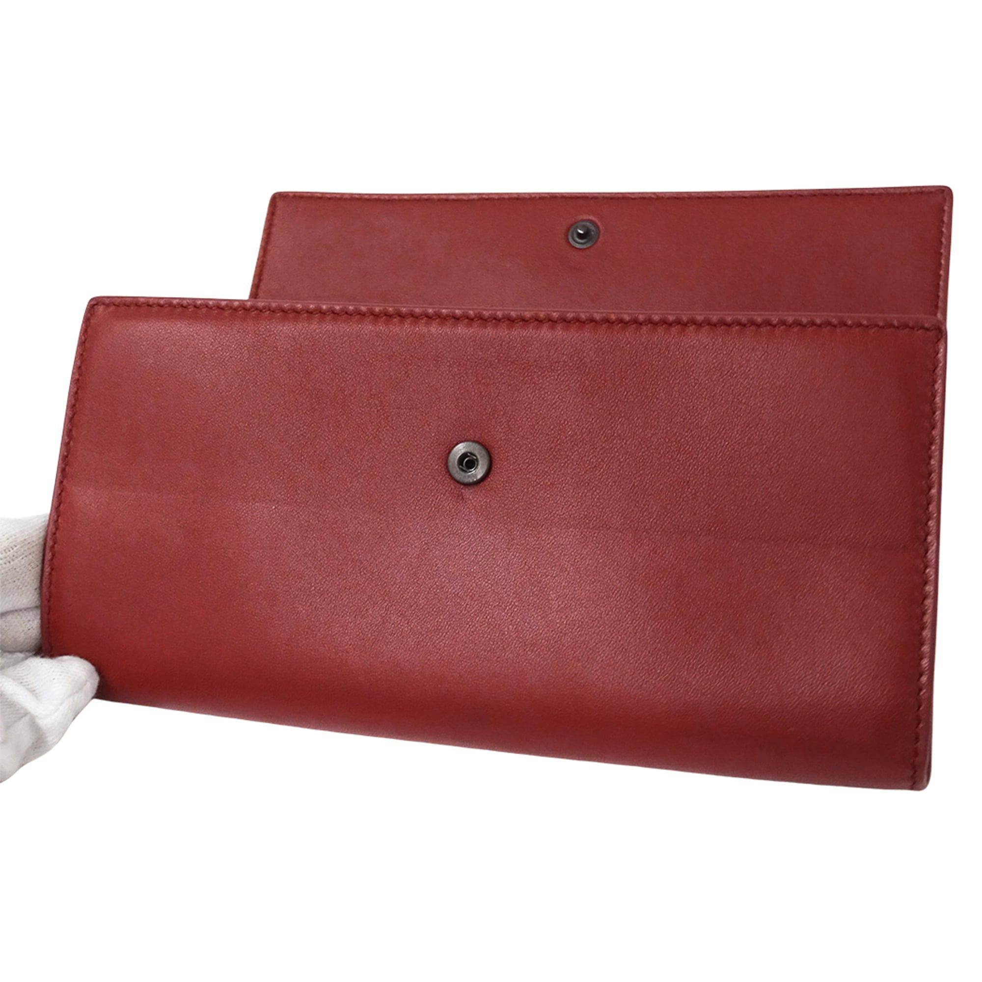 Leather Long Wallet (Bi-Fold) (Pre-Owned) - Bottega Veneta - Modalova