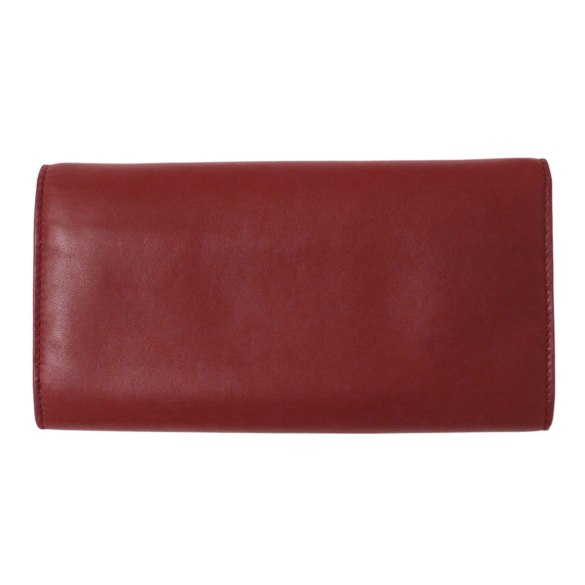 Leather Long Wallet (Bi-Fold) (Pre-Owned) - Bottega Veneta - Modalova