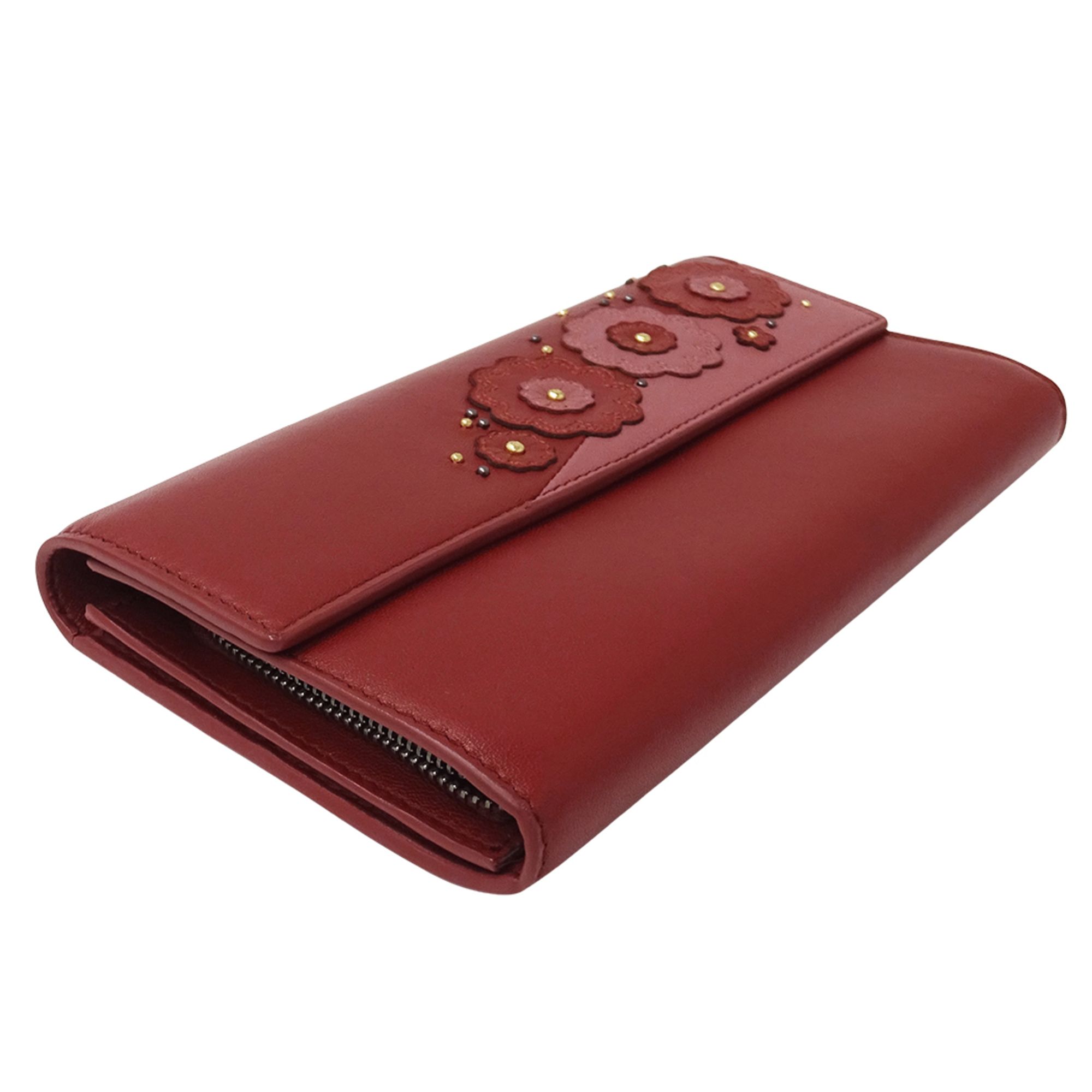 Leather Long Wallet (Bi-Fold) (Pre-Owned) - Bottega Veneta - Modalova