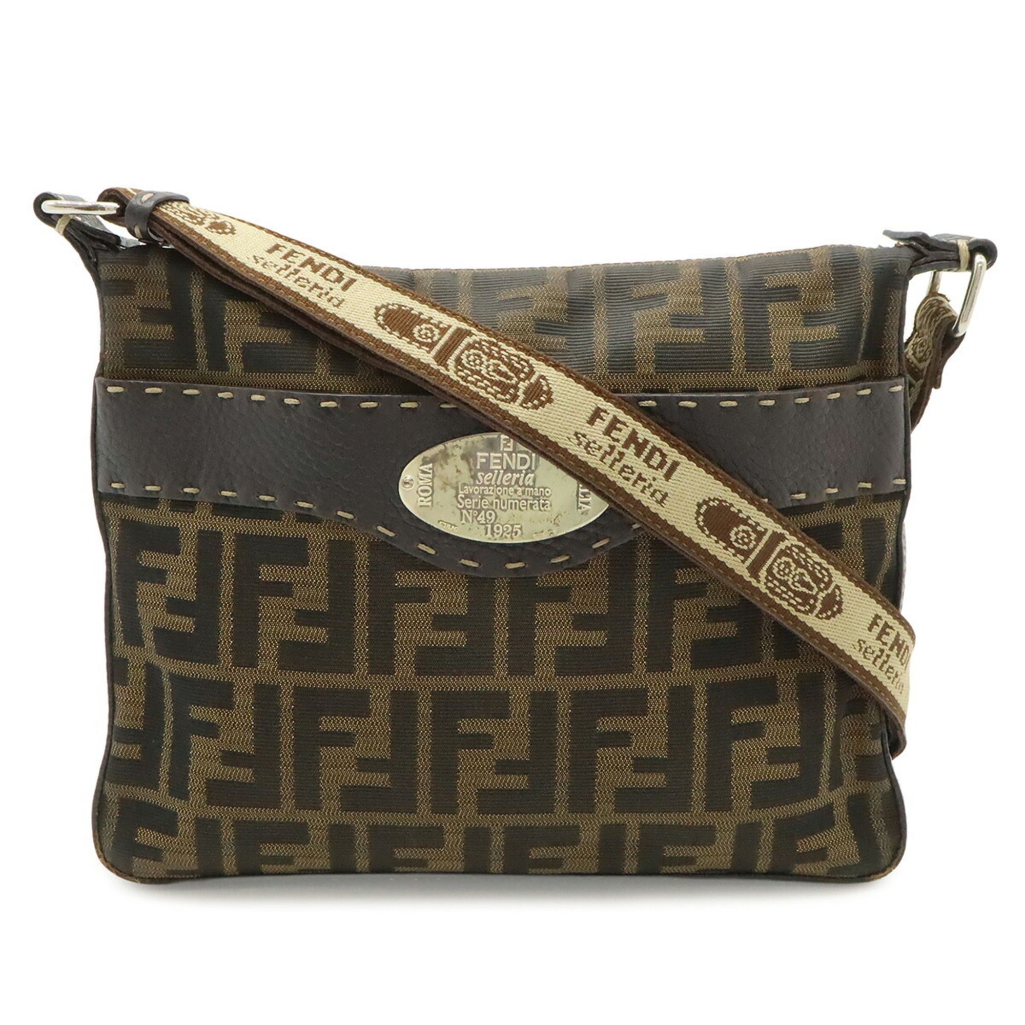 Canvas Shoulder Bag (Pre-Owned) - Fendi - Modalova