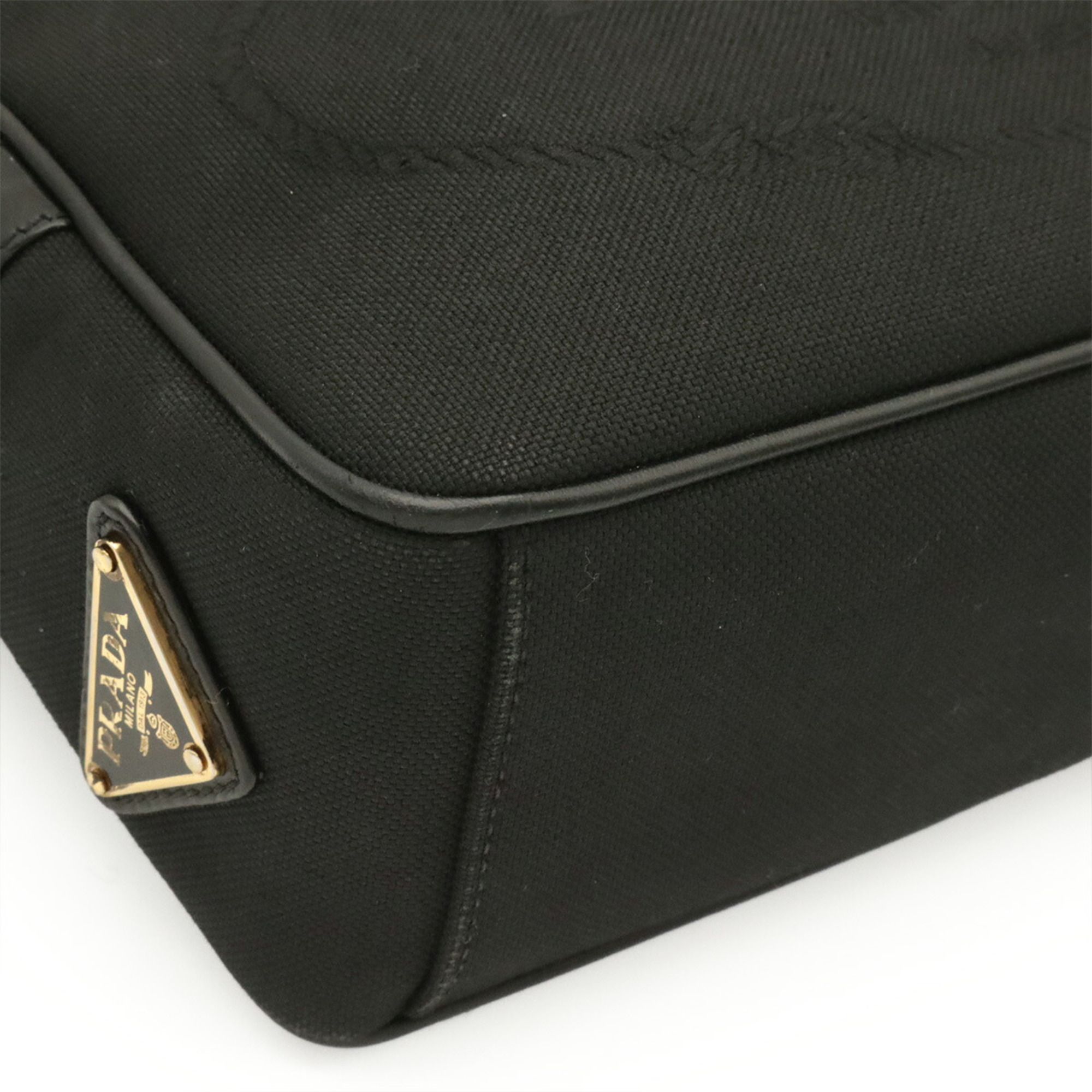 Canvas Leather Shoulder Bag (Pre-Owned) - Prada - Modalova