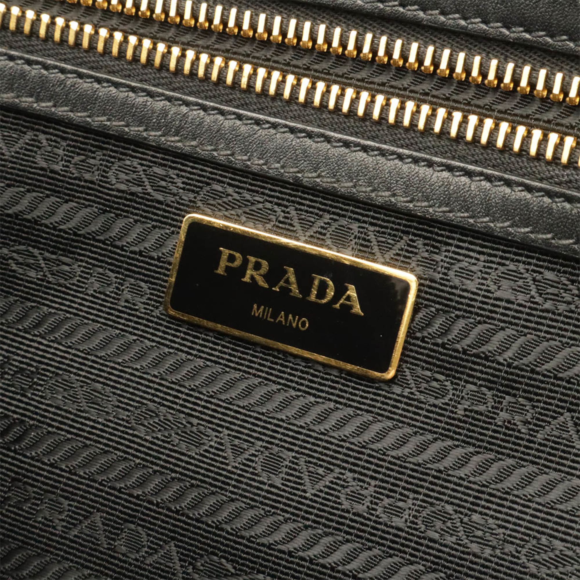 Canvas Leather Shoulder Bag (Pre-Owned) - Prada - Modalova