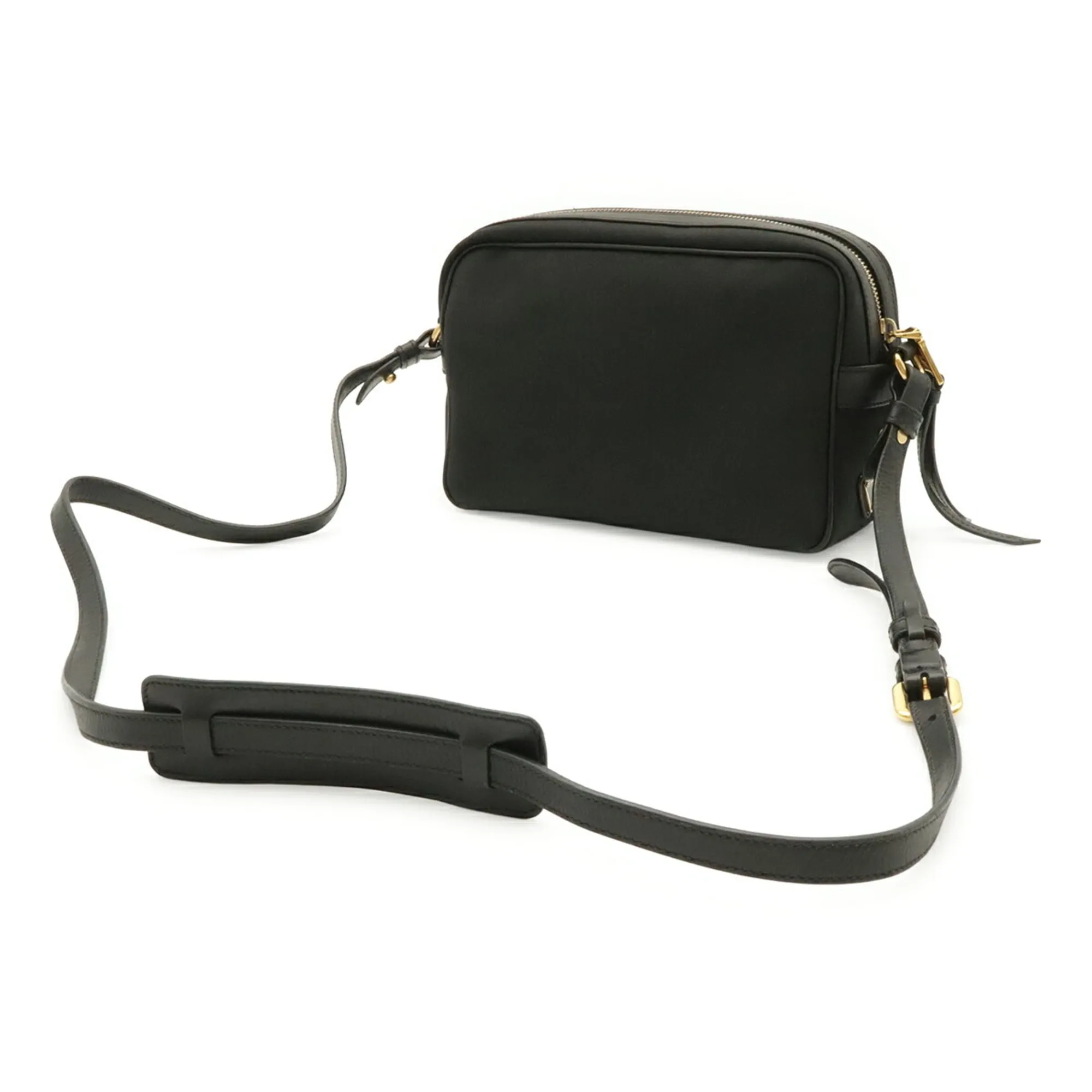 Canvas Leather Shoulder Bag (Pre-Owned) - Prada - Modalova