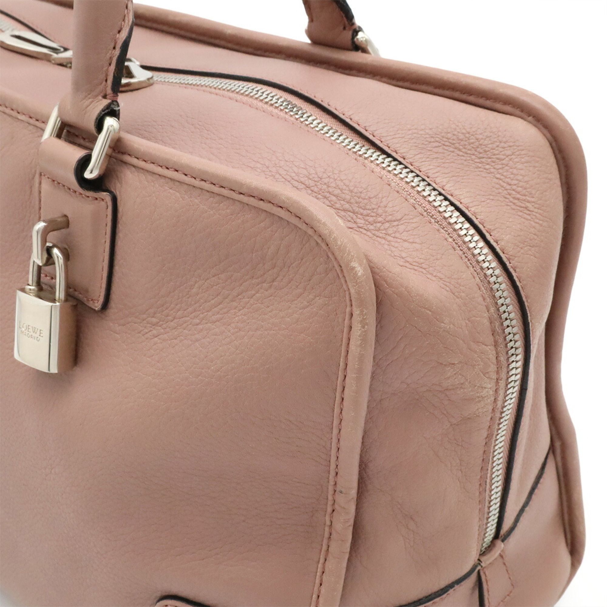 Leather Boston Bag Handbag (Pre-Owned) - Loewe - Modalova