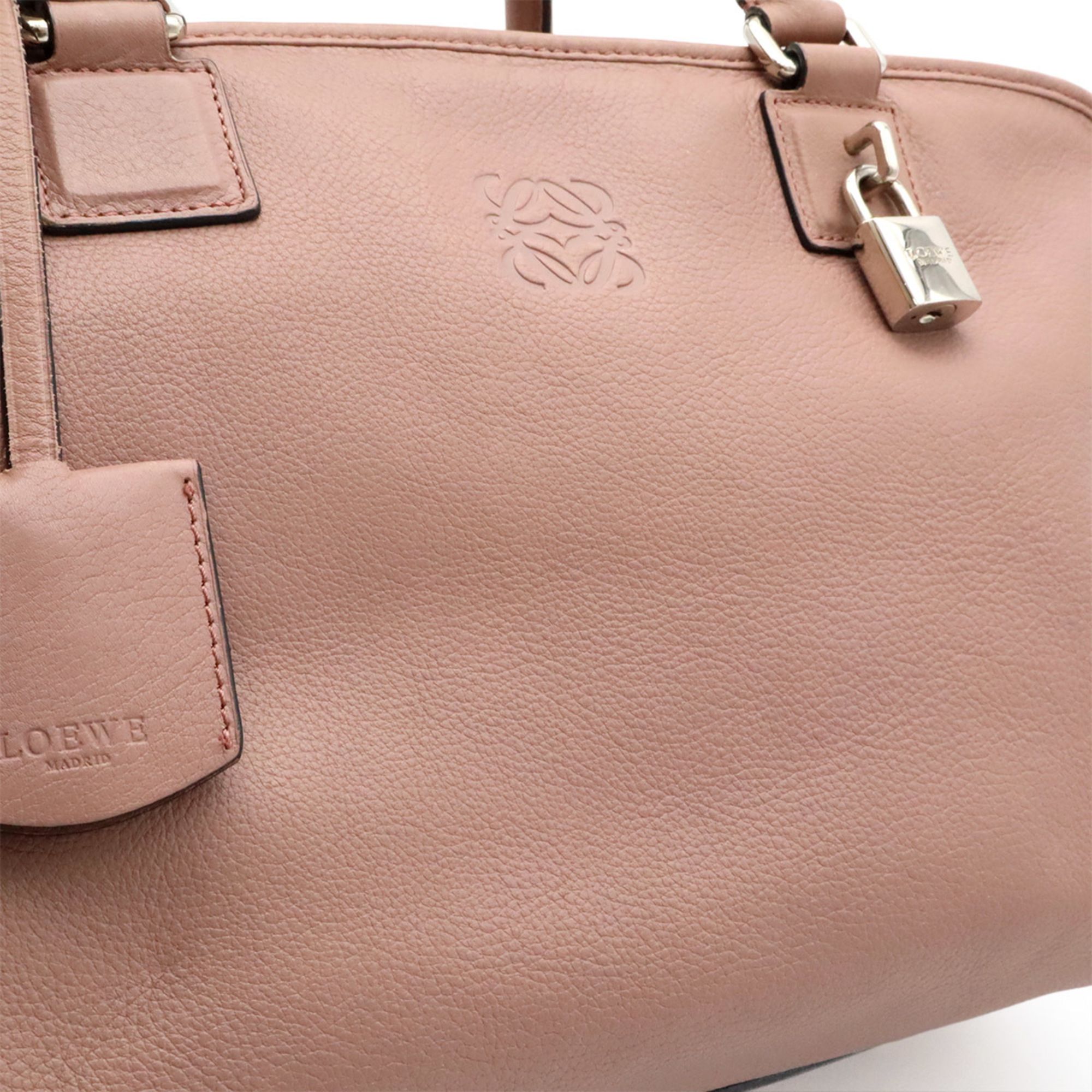 Leather Boston Bag Handbag (Pre-Owned) - Loewe - Modalova