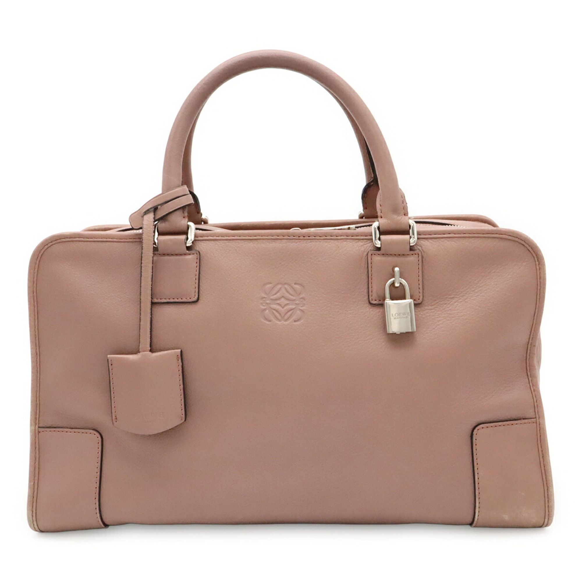 Leather Boston Bag Handbag (Pre-Owned) - Loewe - Modalova