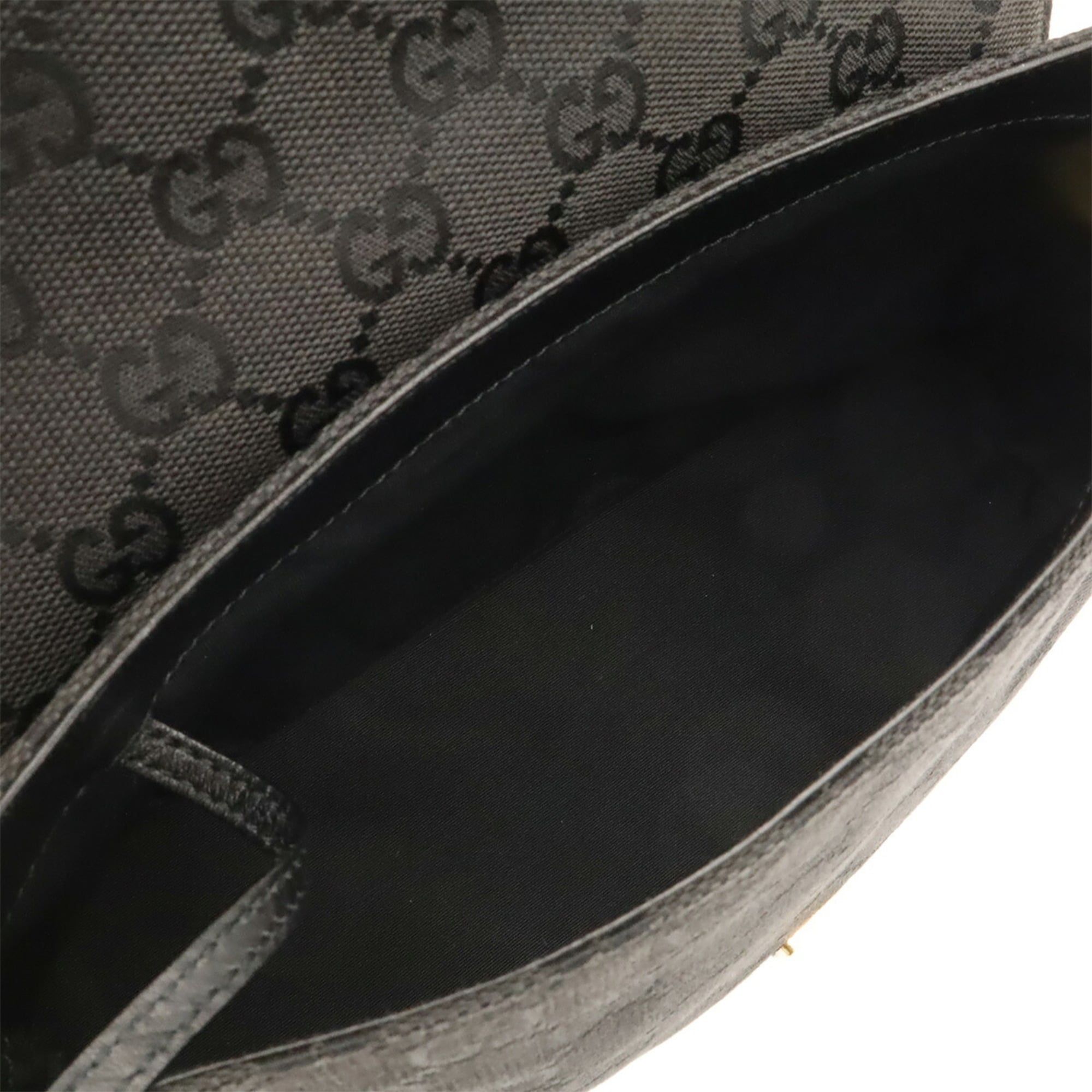 Canvas Leather Shoulder Bag (Pre-Owned) - Gucci - Modalova