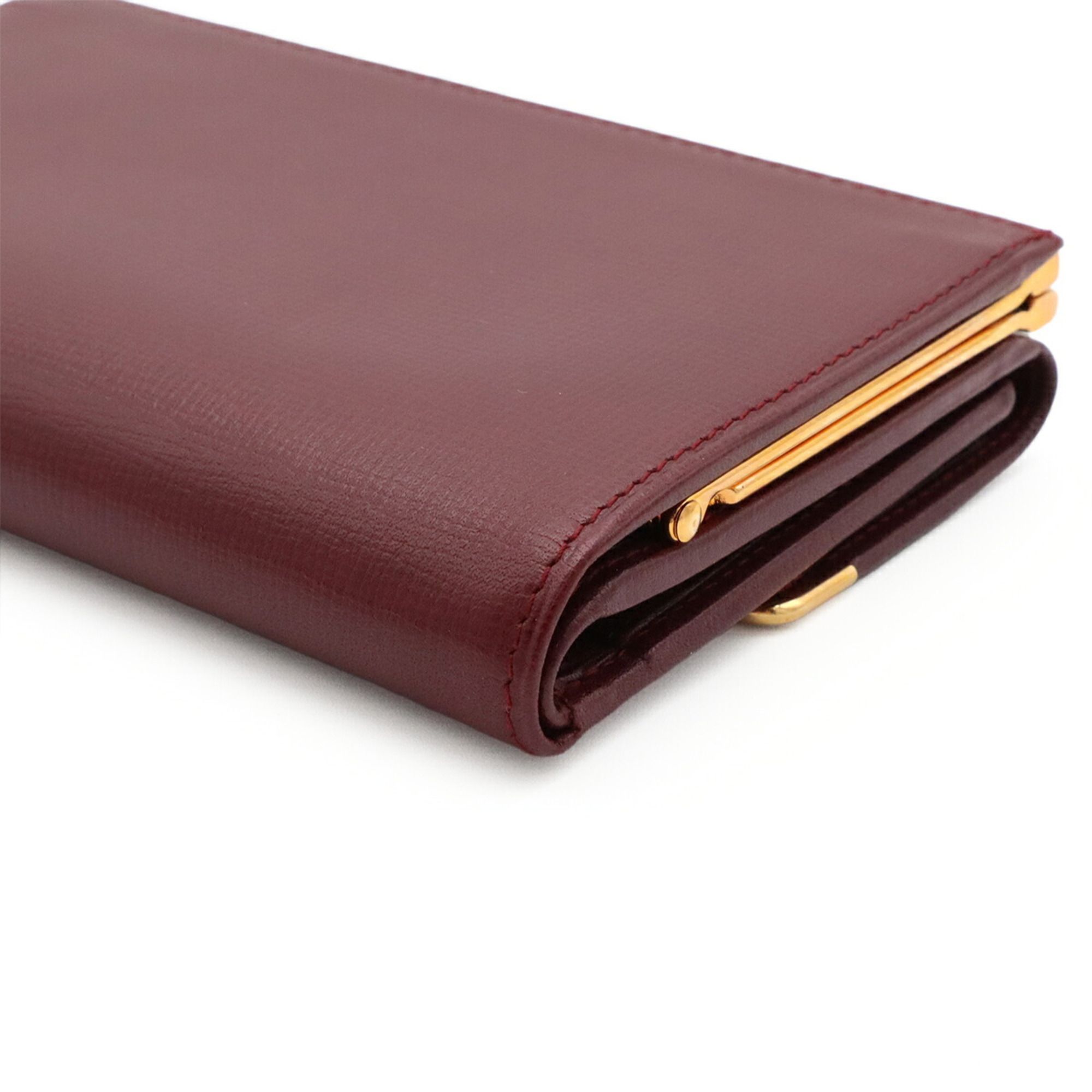 Leather Wallet (Tri-Fold) (Pre-Owned) - Cartier - Modalova