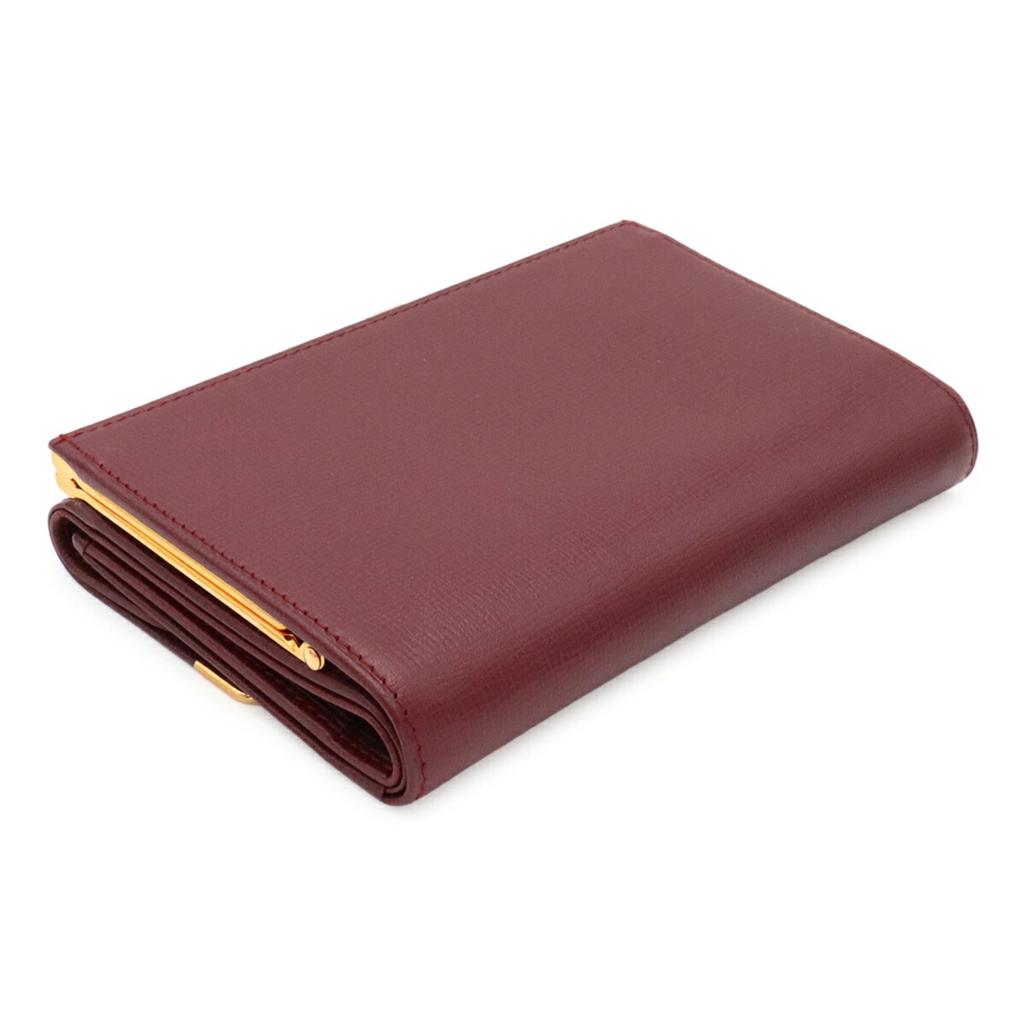 Leather Wallet (Tri-Fold) (Pre-Owned) - Cartier - Modalova