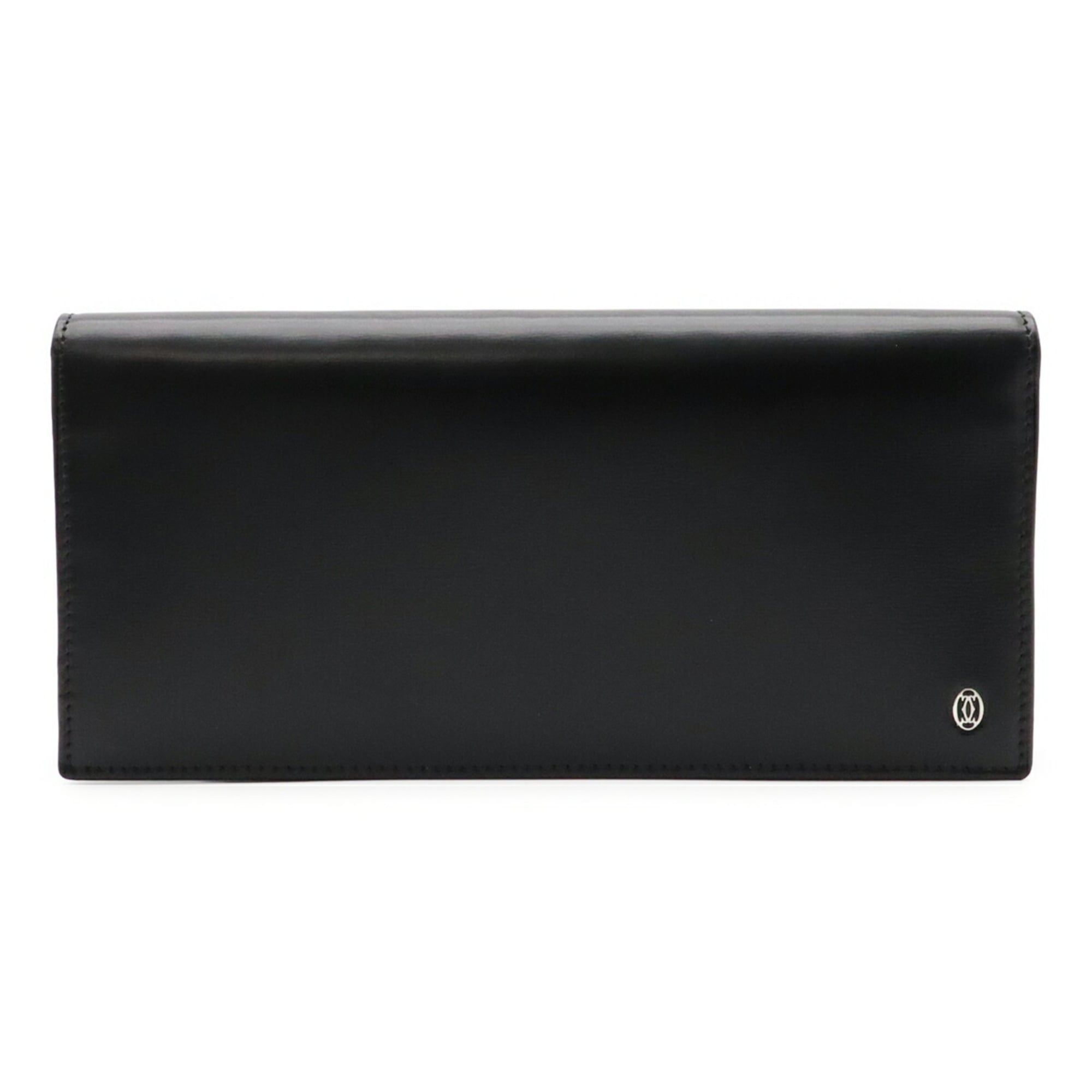 Leather Long Wallet (Bi-Fold) (Pre-Owned) - Cartier - Modalova
