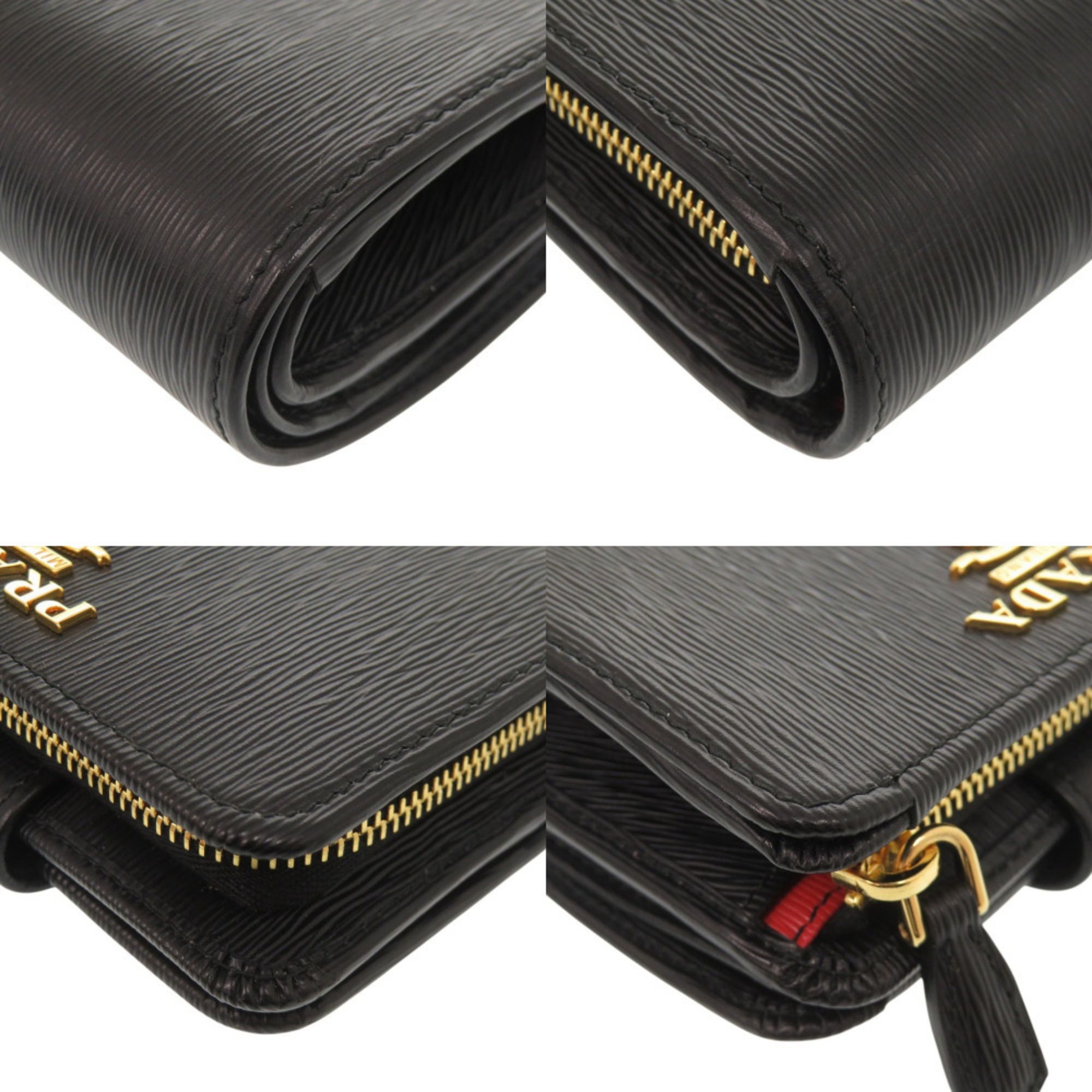 Leather Wallet (Bi-Fold) (Pre-Owned) - Prada - Modalova