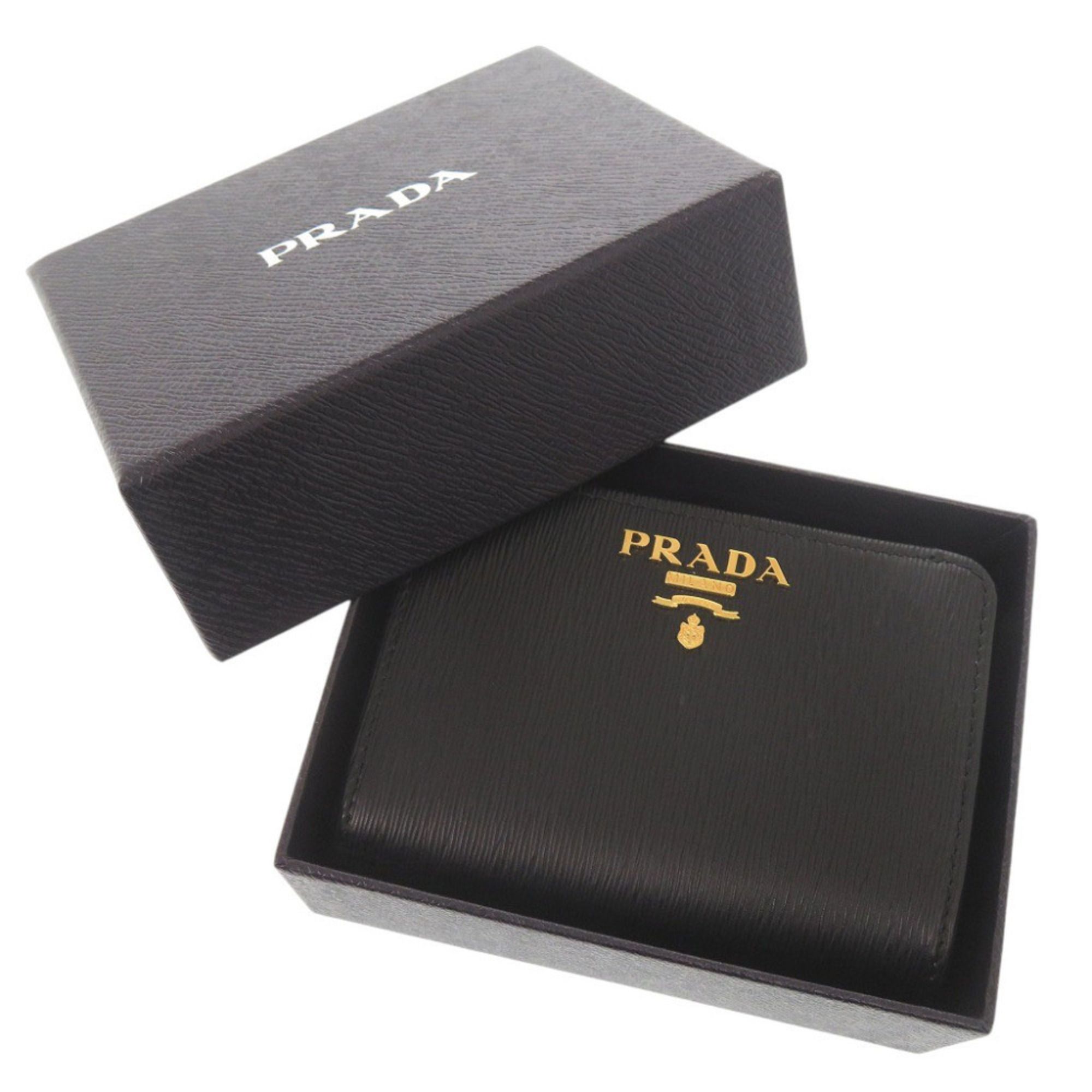 Leather Wallet (Bi-Fold) (Pre-Owned) - Prada - Modalova